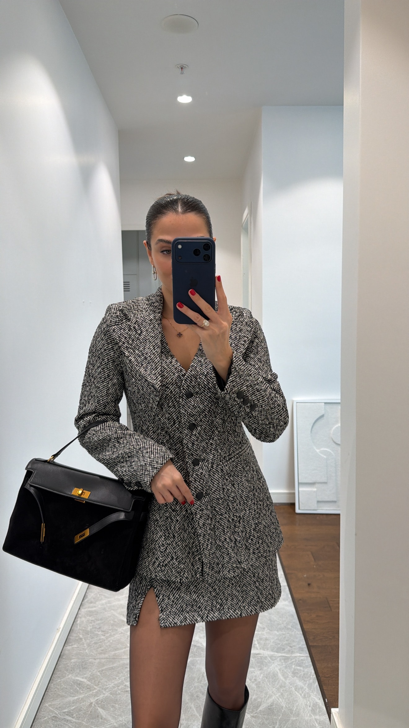 OTURTMALI BLAZER CEKET TAKIM