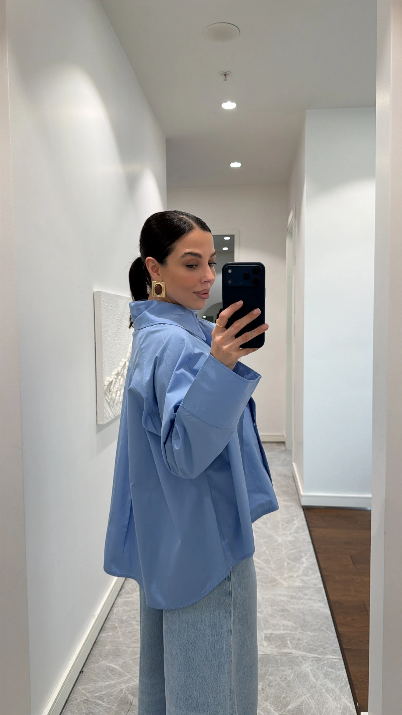 REGLAN POPLİN GÖMLEK