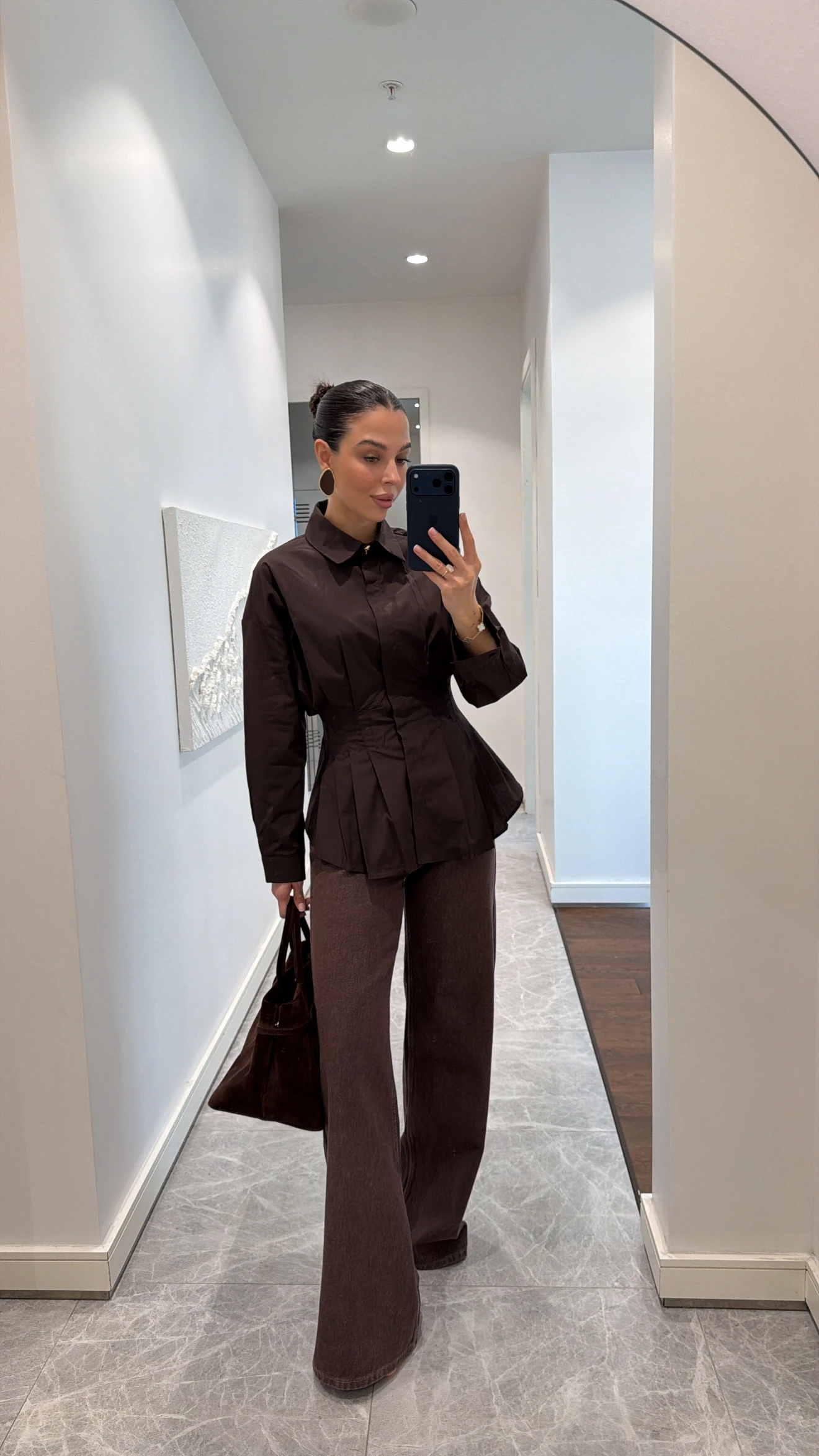 PİLİLİ POPLİN GÖMLEK 