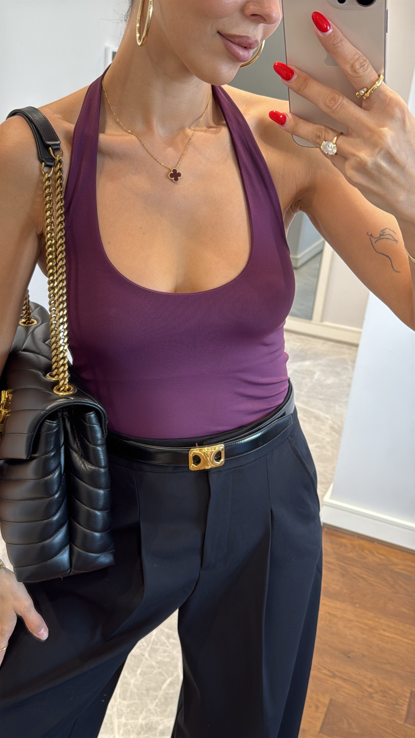 BASİC HALTER YAKA BLUZ