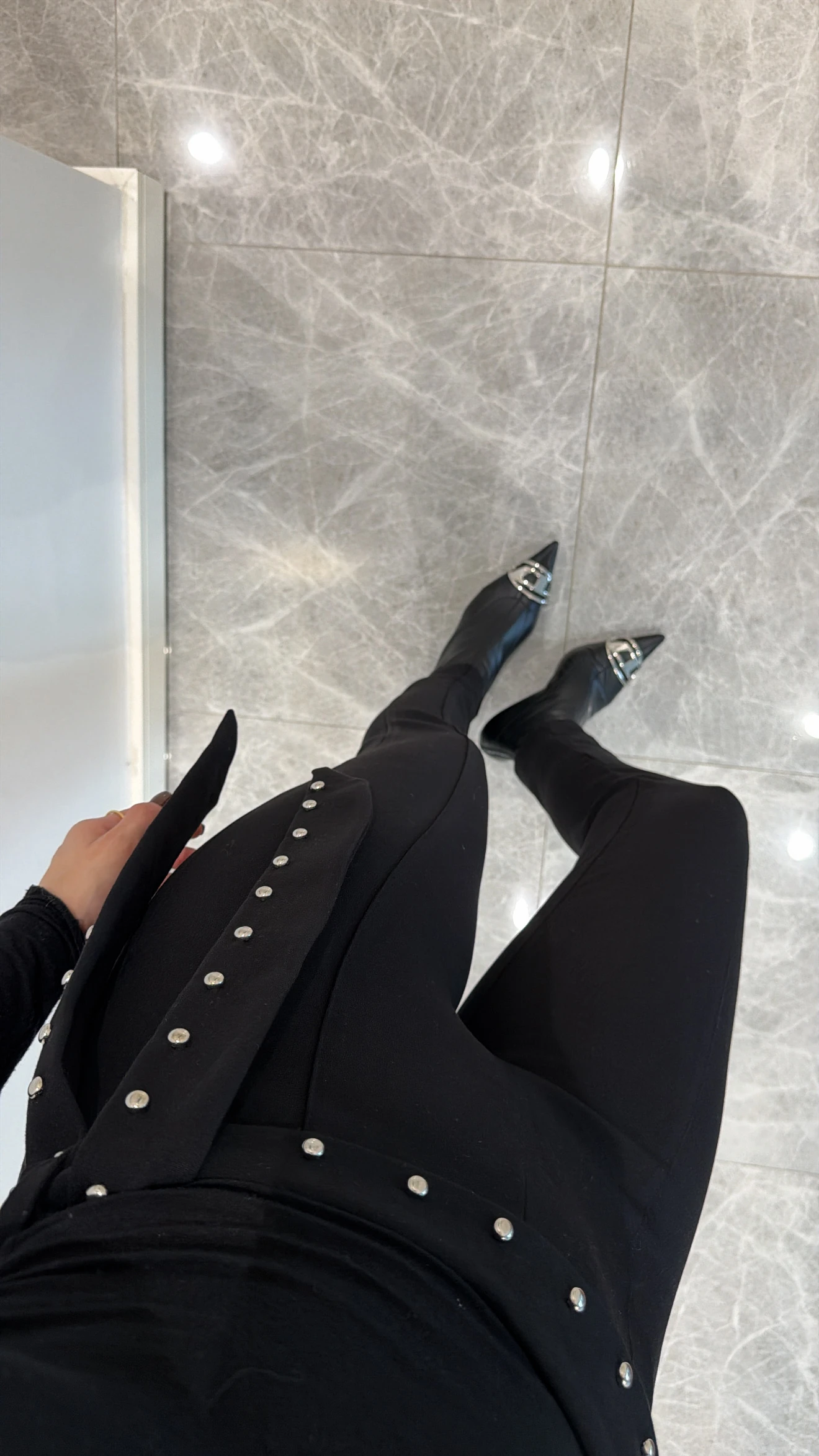 BEL TAŞ İŞLEME DETAYLI TAYT