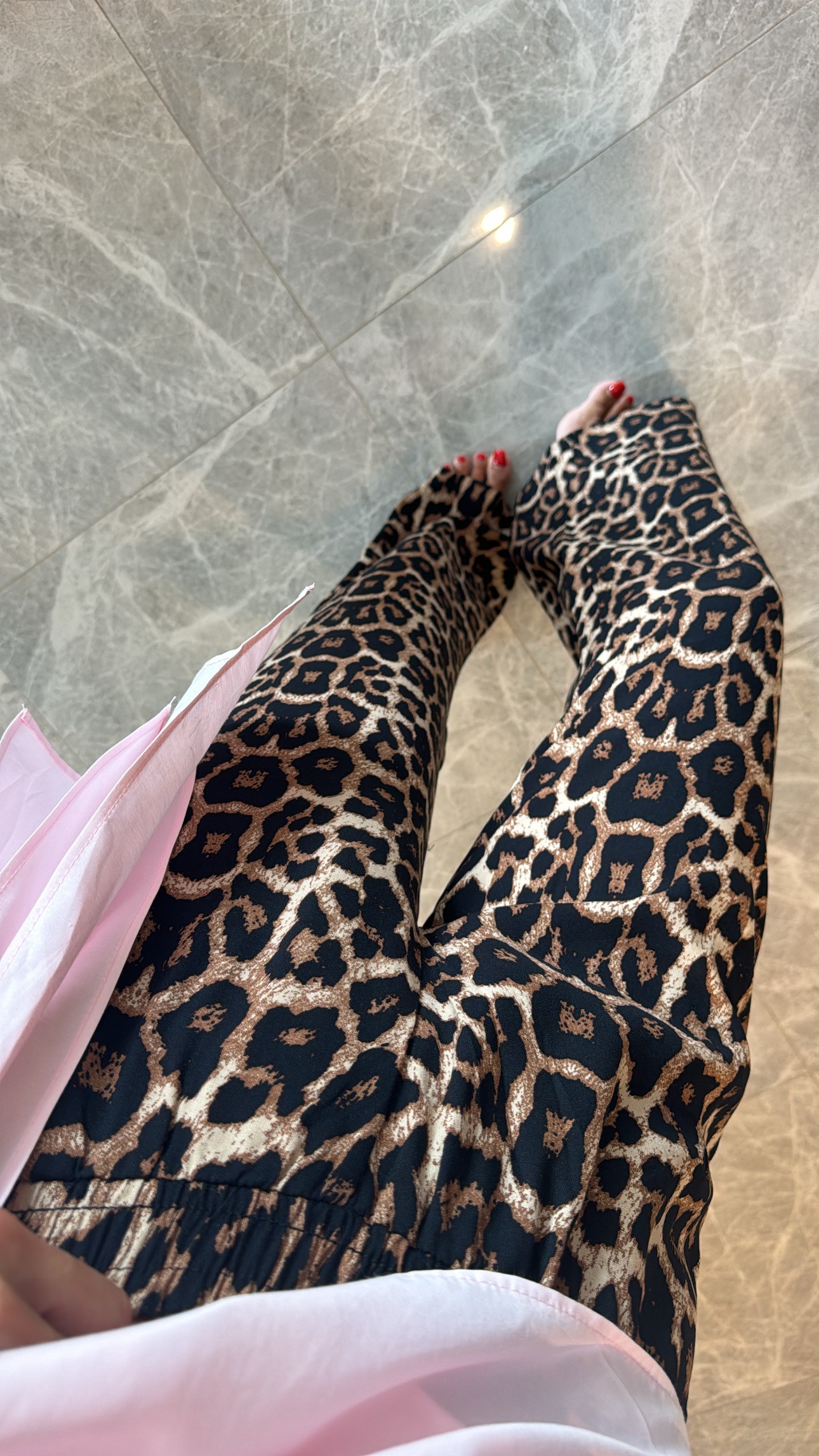 Leopar Desen Pantolon