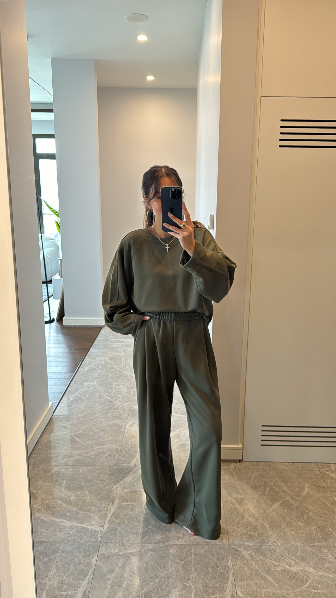 Marka Model Haki Oversize Takım 