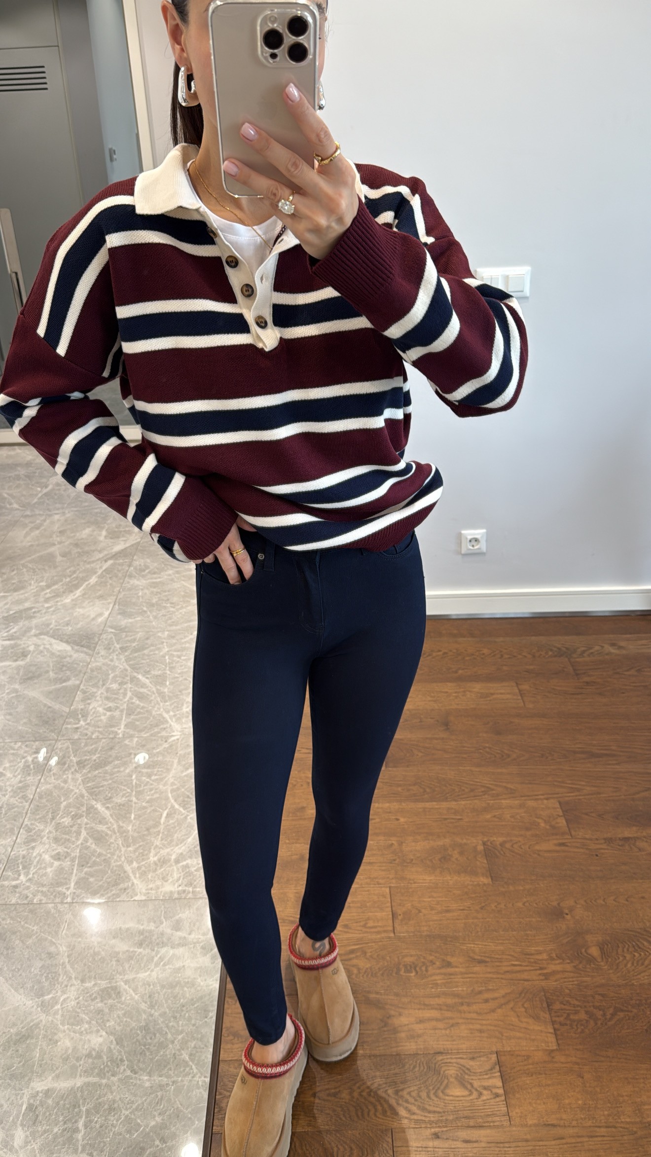 KOYU LACİVERT YÜKSEK BEL SKİNNY JEAN