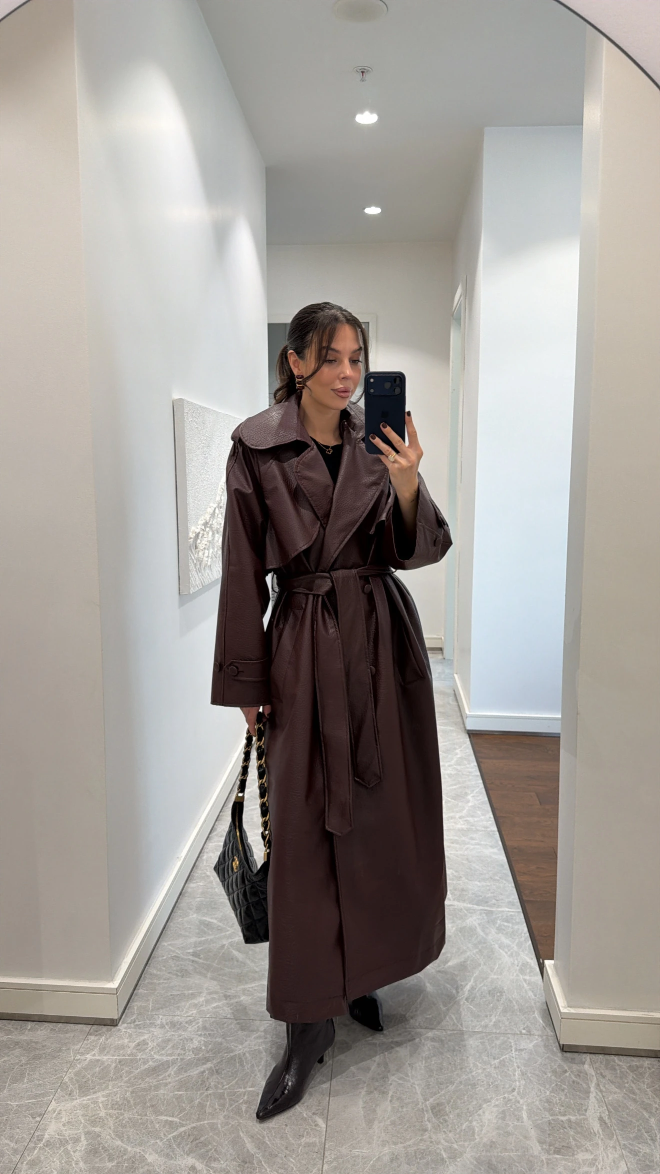 KROKODİL DOKULU VATKALI TRENÇKOT