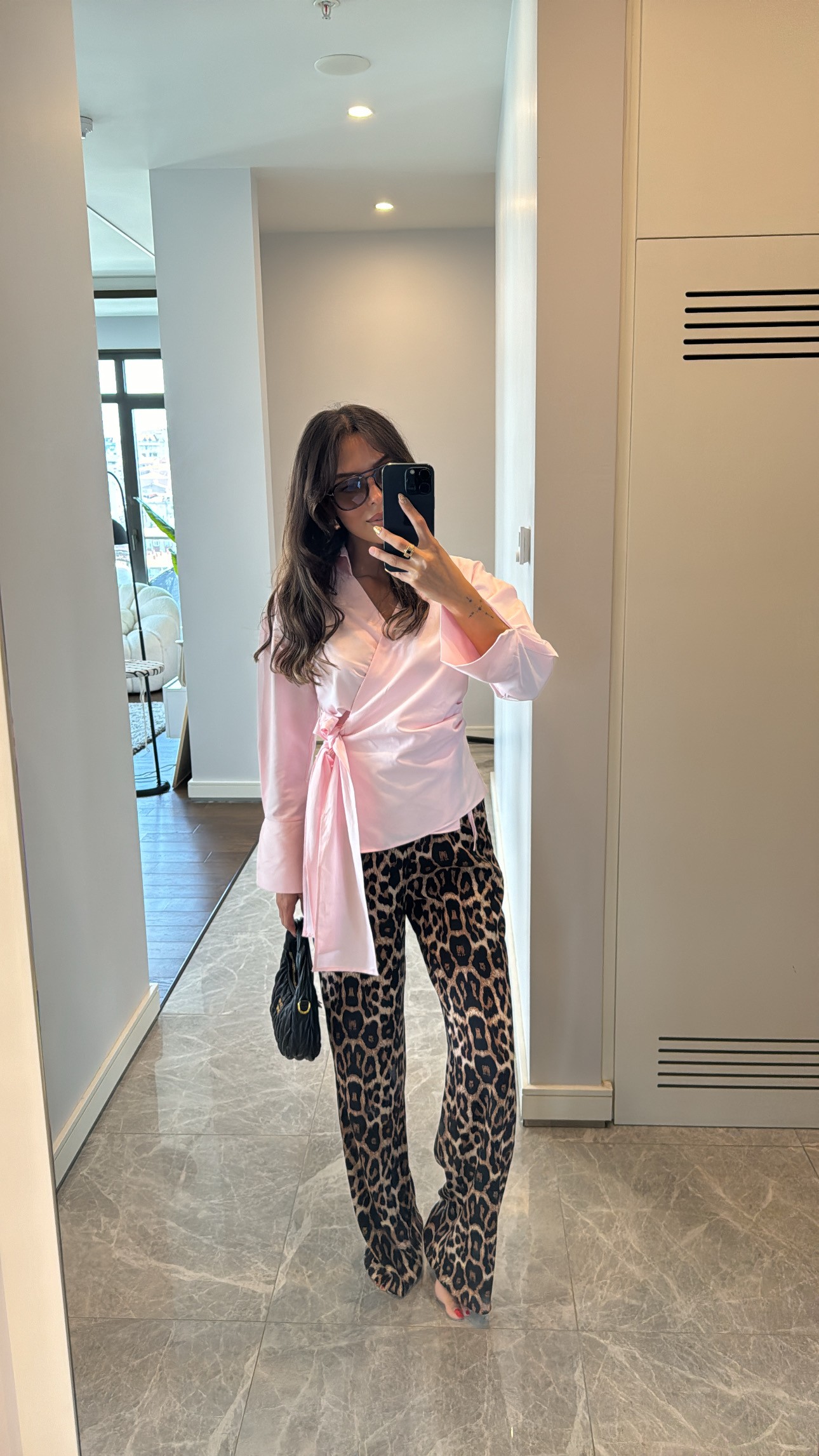 Leopar Desen Pantolon