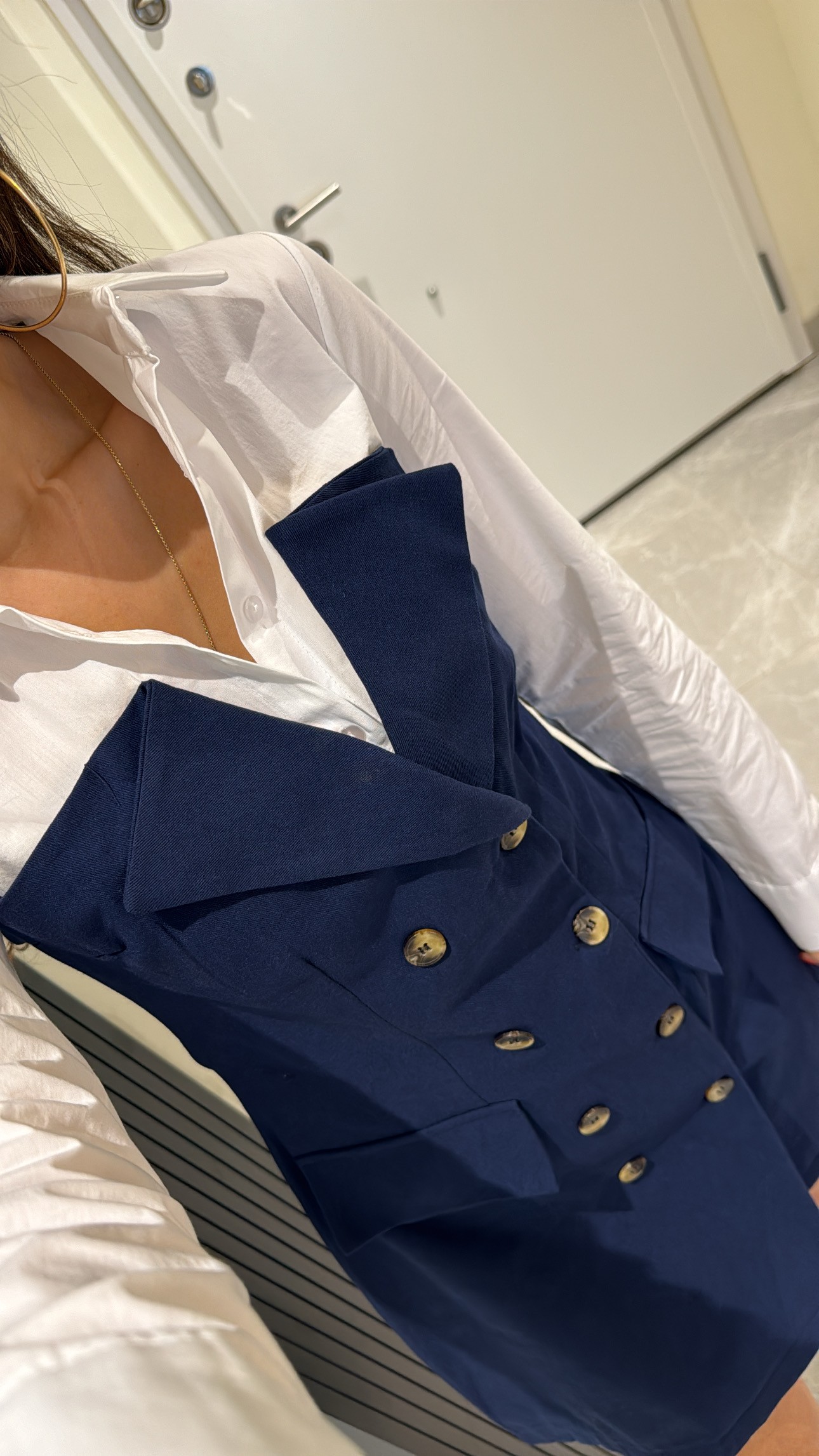 poplin garnili gabardin elbise