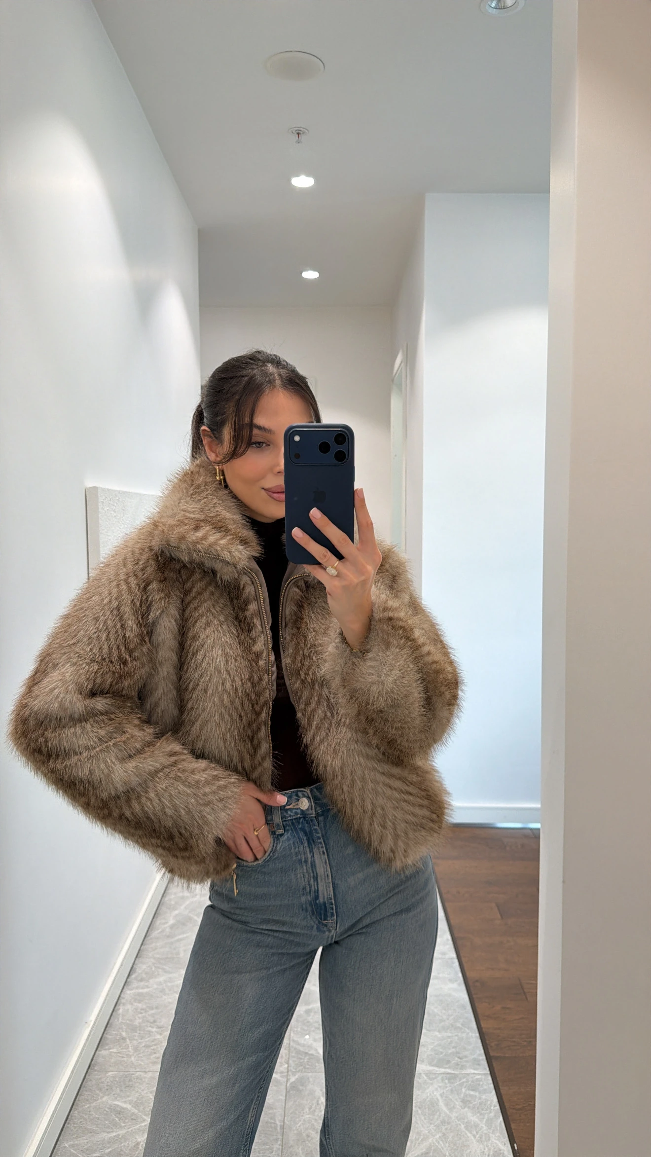 FERMUARLI KÜRK CEKET 