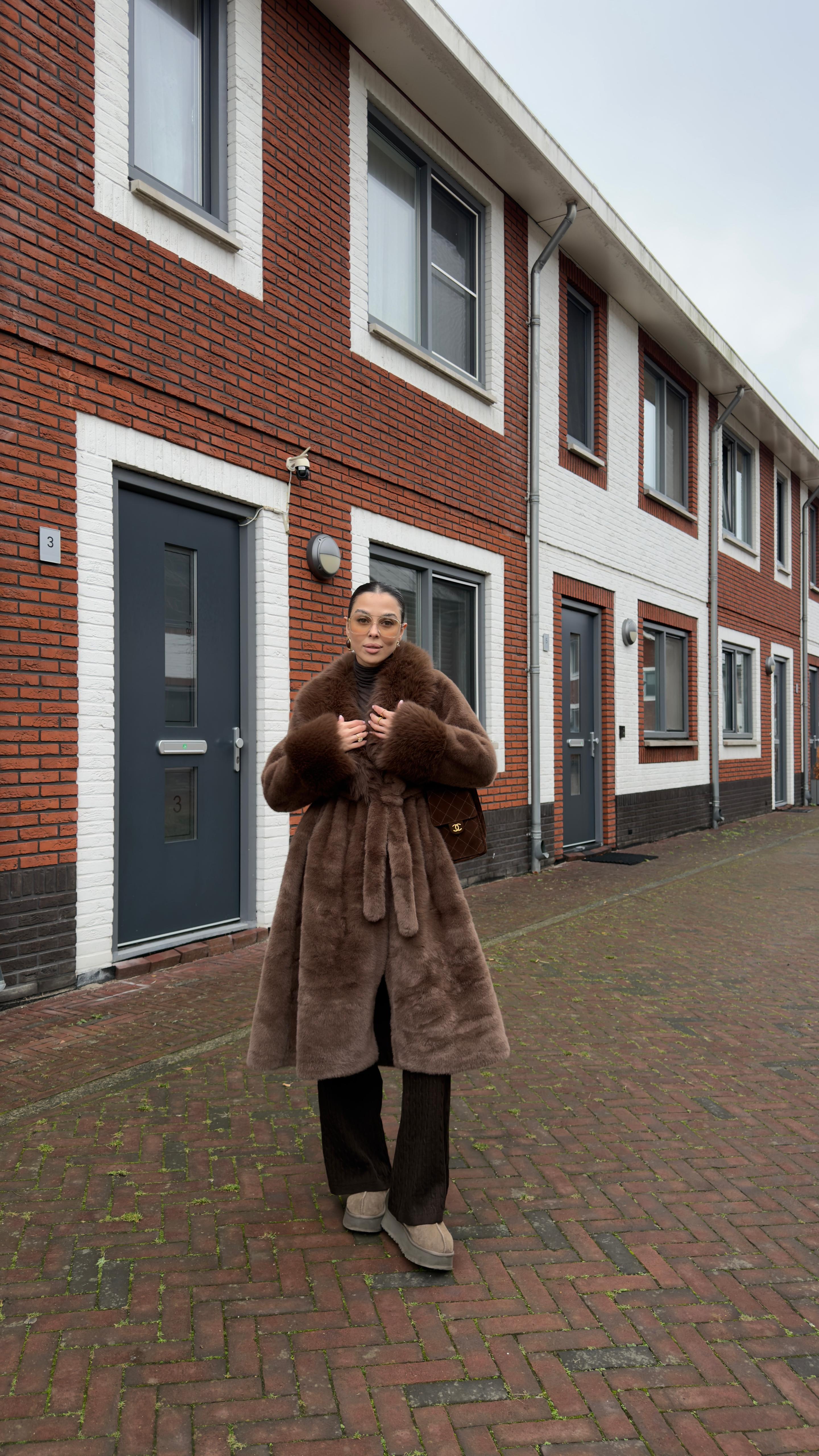 KOL KÜRK DETAYLI KABAN 