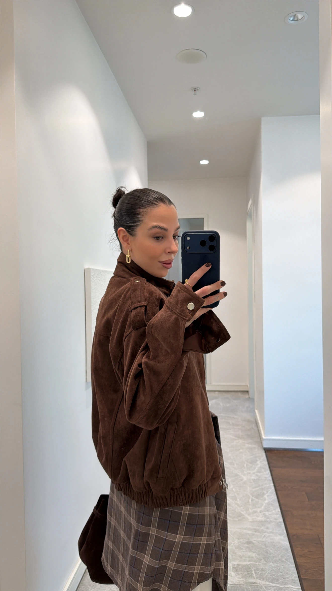 SÜET APOLETLİ BOMBER CEKET