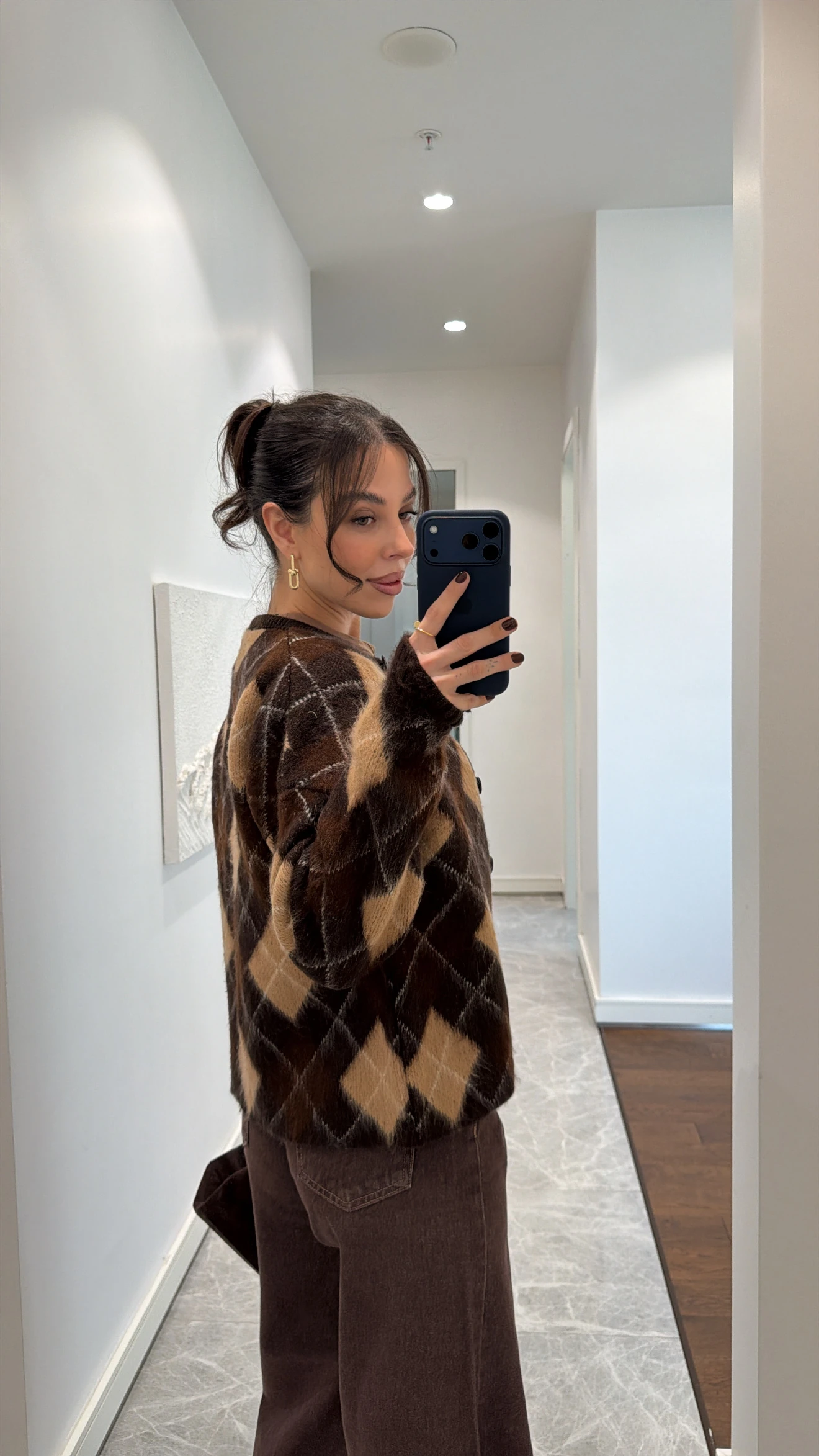 BİSİKLET YAKA BAKLAVALI HIRKA