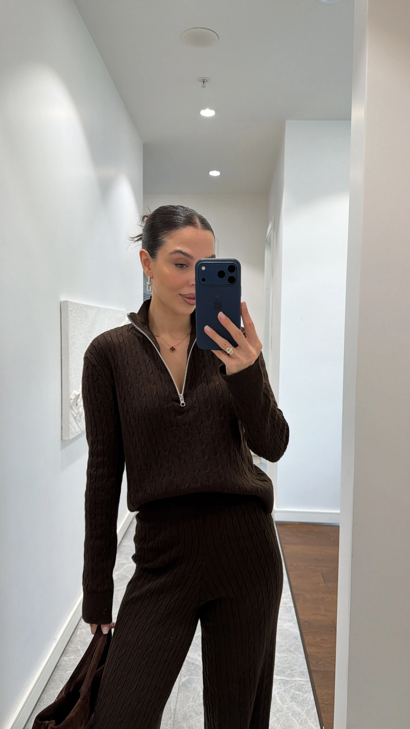 ÖRGÜ DESEN TRİKO TAKIM 