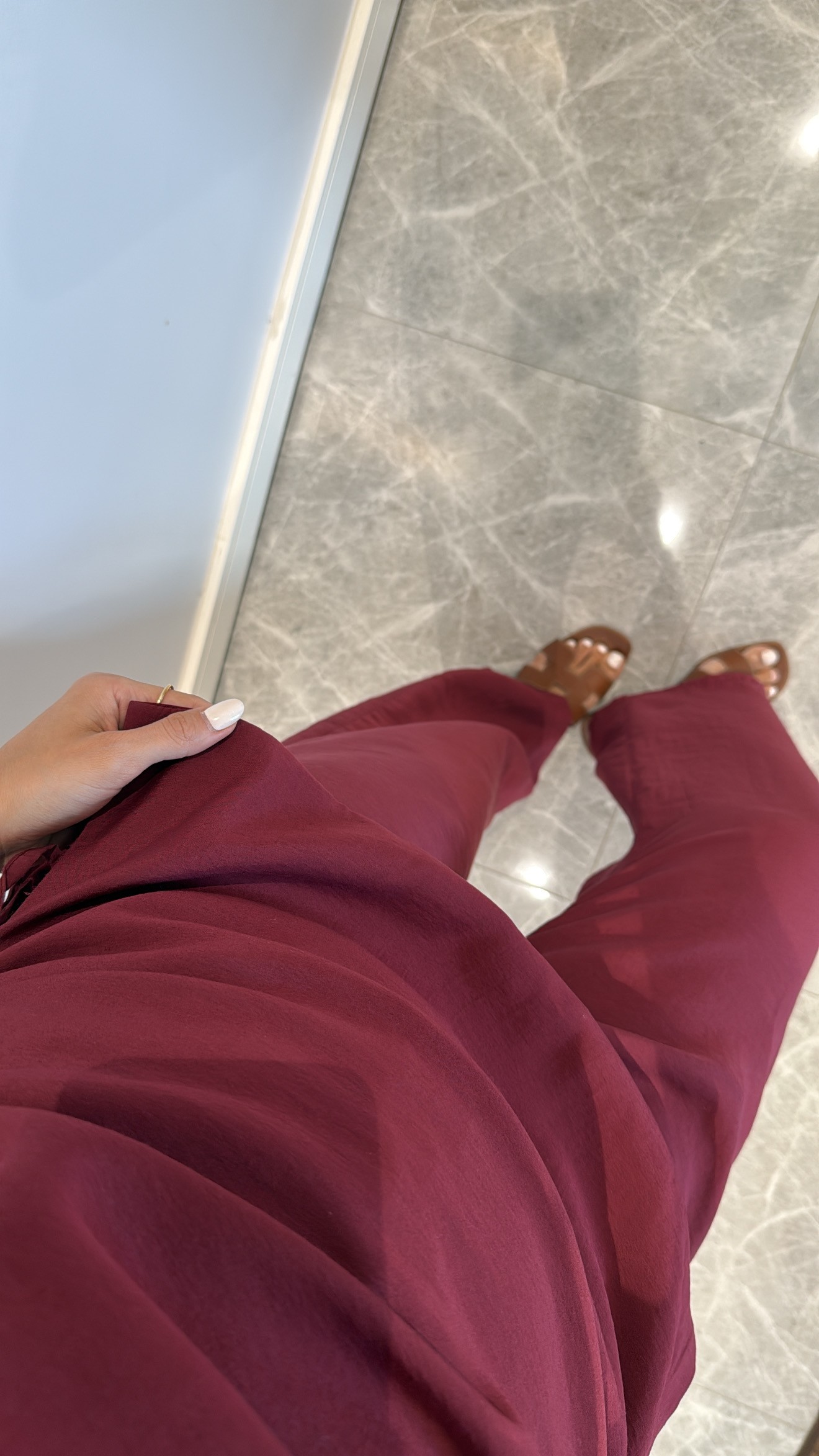 STRAPLEZ BAĞCIK DETAYLI BORDO TAKIM