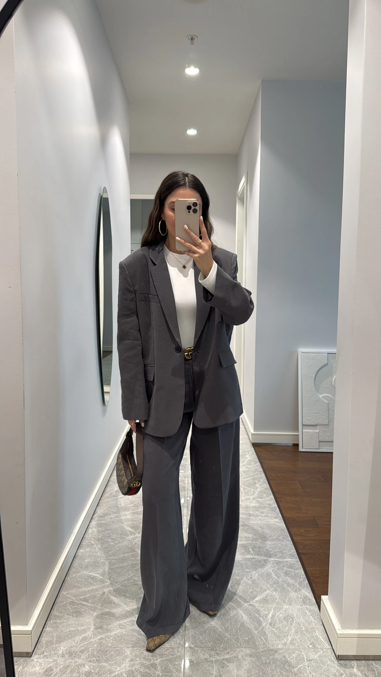 Anthracite Tencel Jacket Set