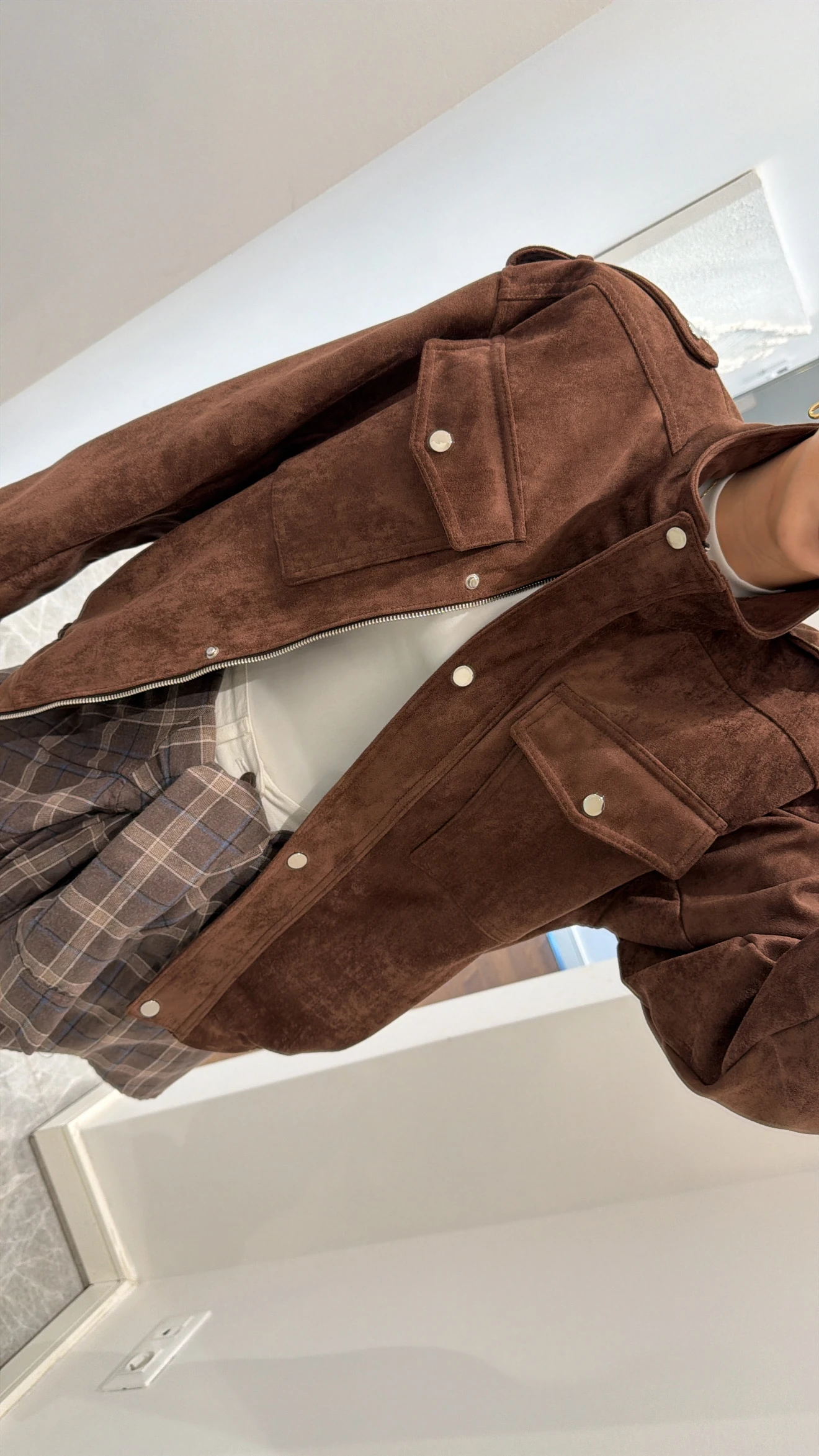 SÜET APOLETLİ BOMBER CEKET