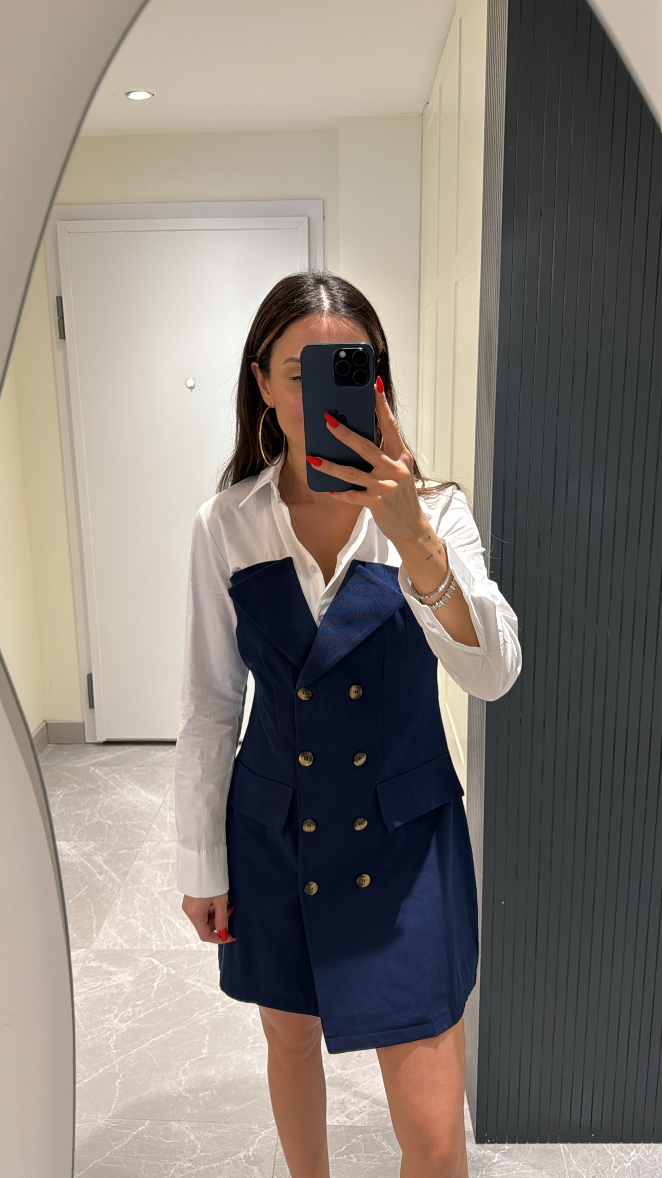 poplin garnili gabardin elbise
