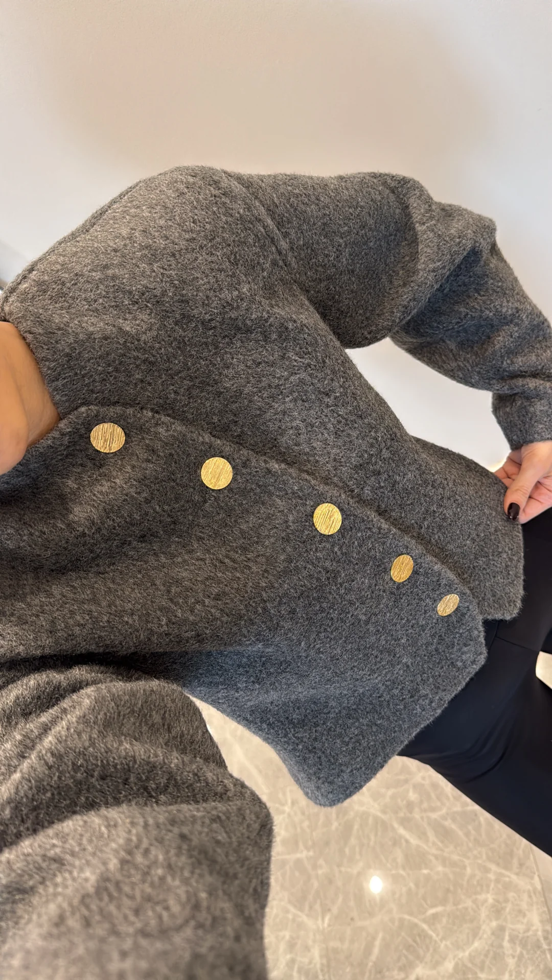 BELDEN OTURTMA KAŞE CEKET