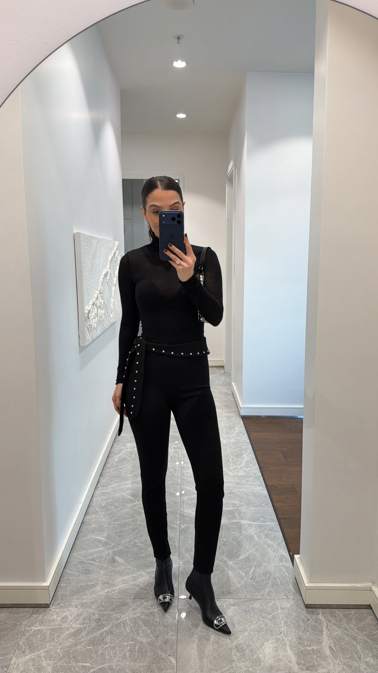 BEL TAŞ İŞLEME DETAYLI TAYT