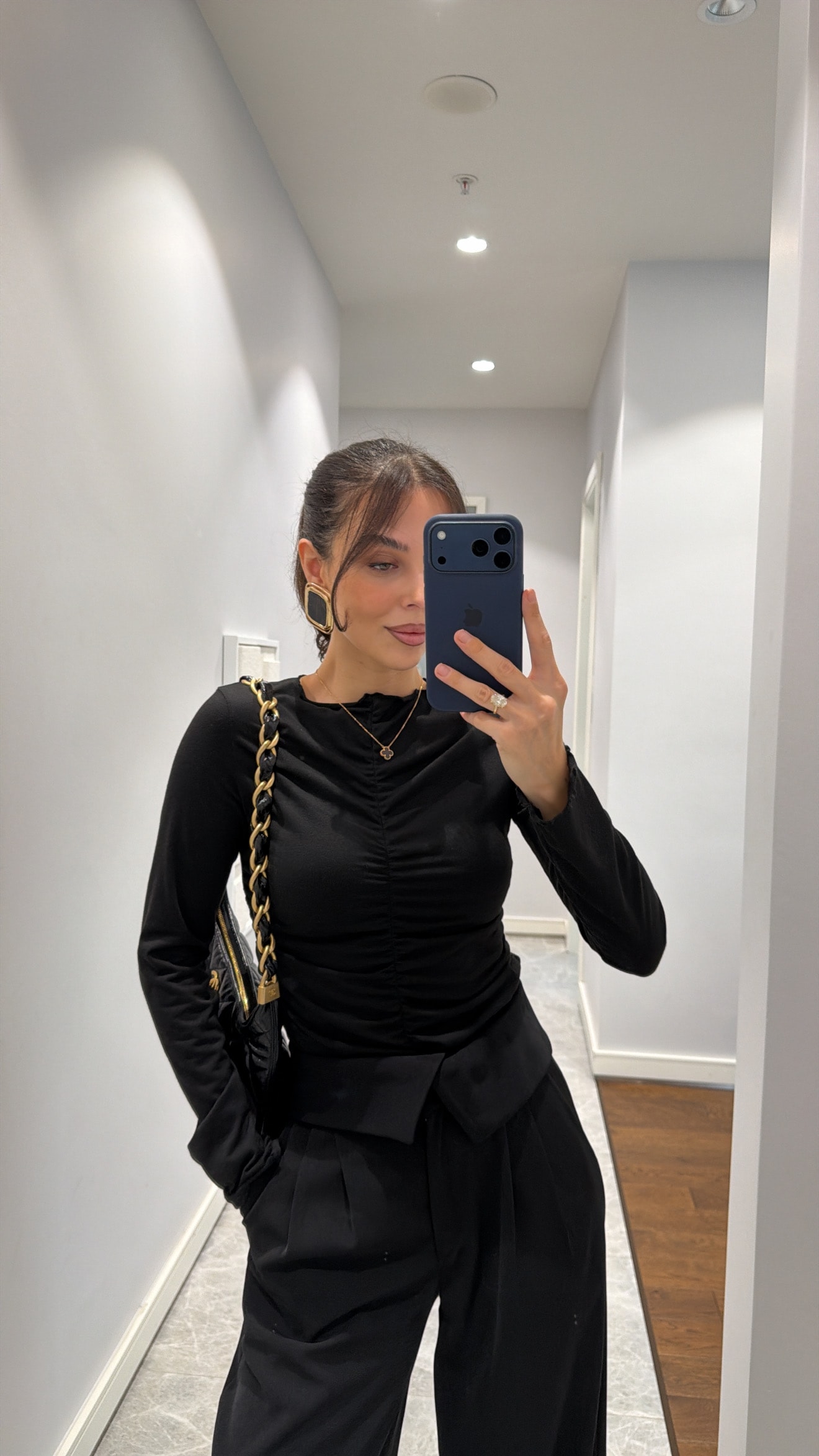 BÜZGÜLÜ BASİC BODY - SİYAH