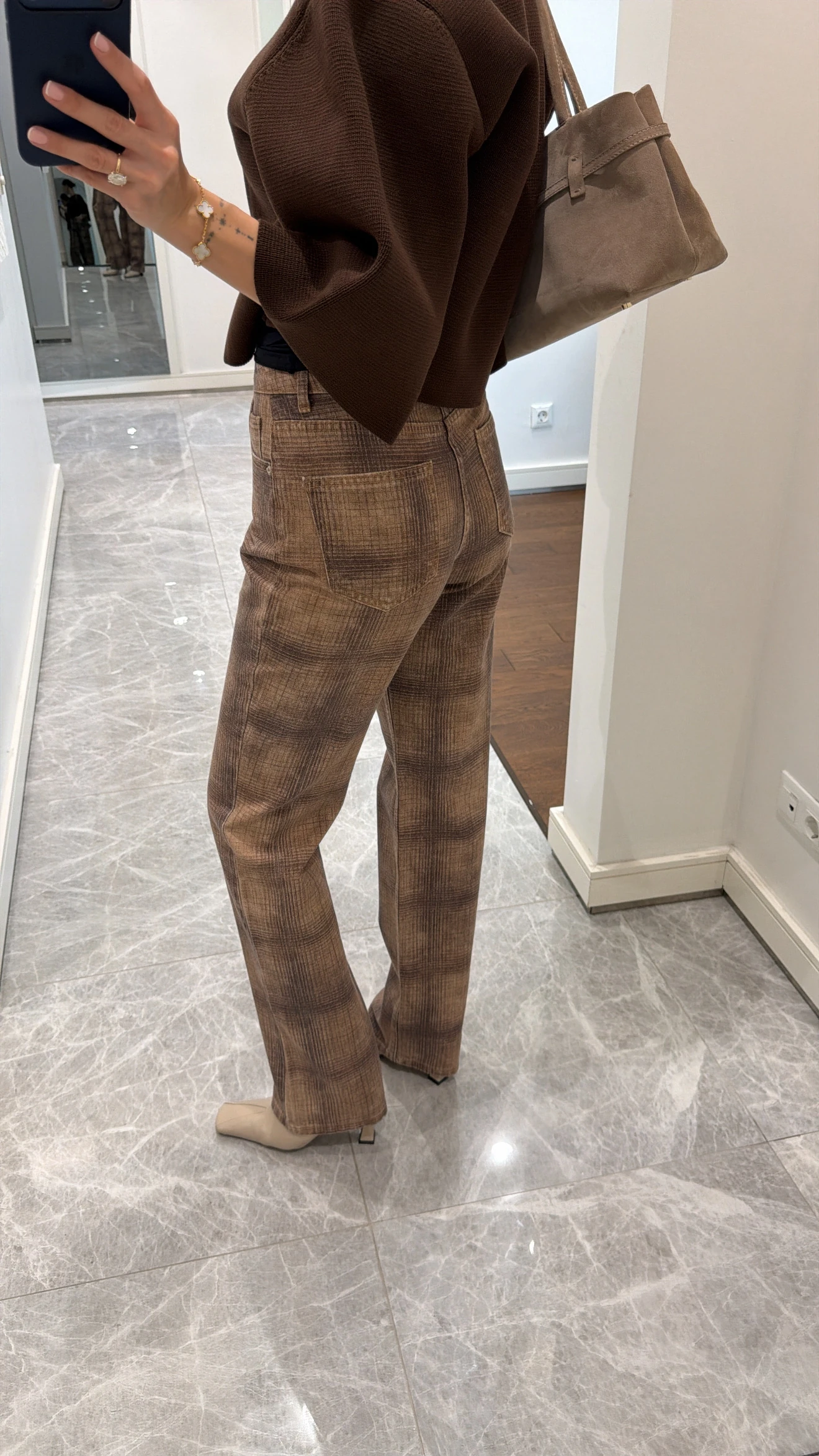 EKOSE BASKI STRAIGHT PANTOLON 