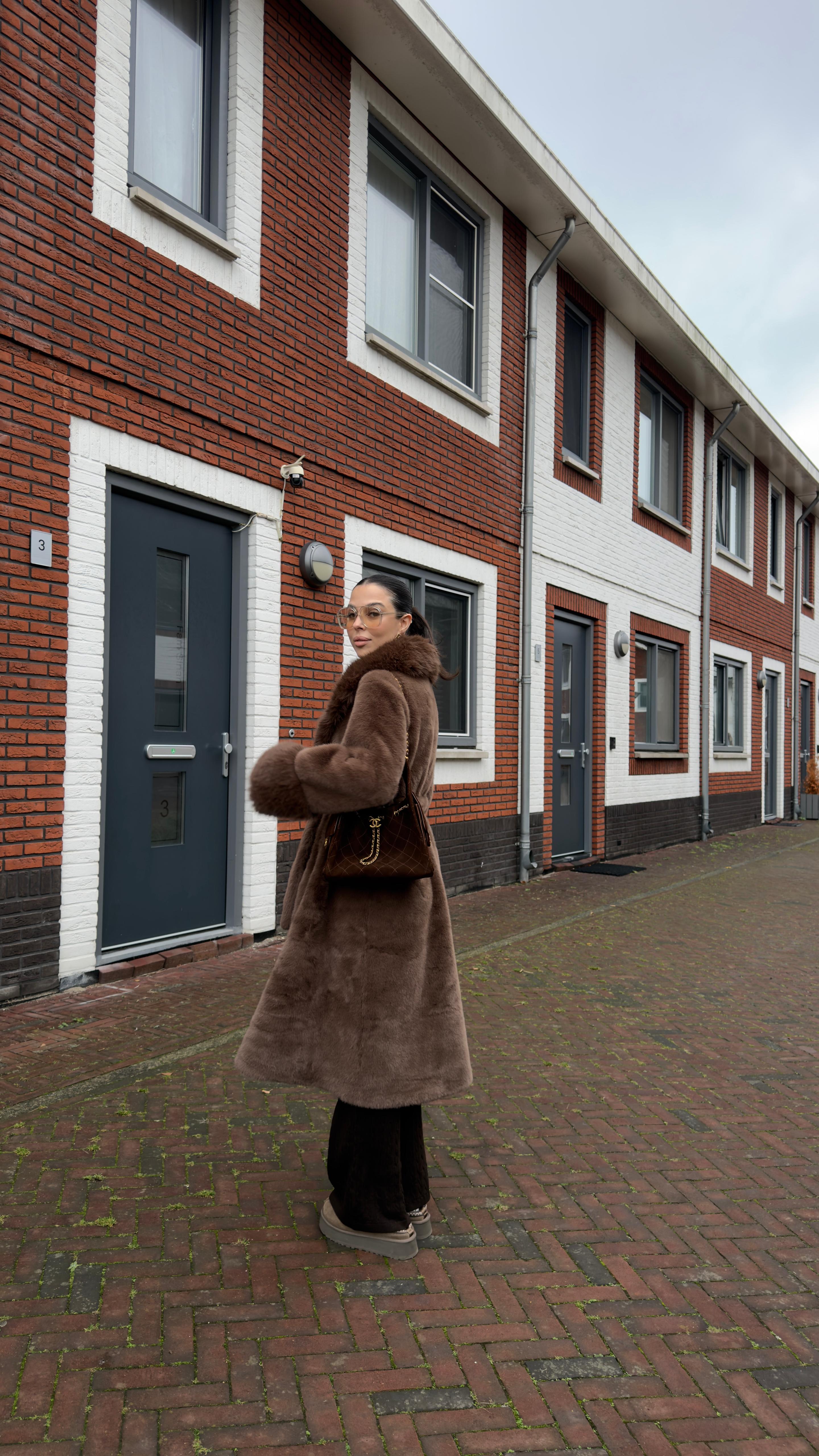 KOL KÜRK DETAYLI KABAN 