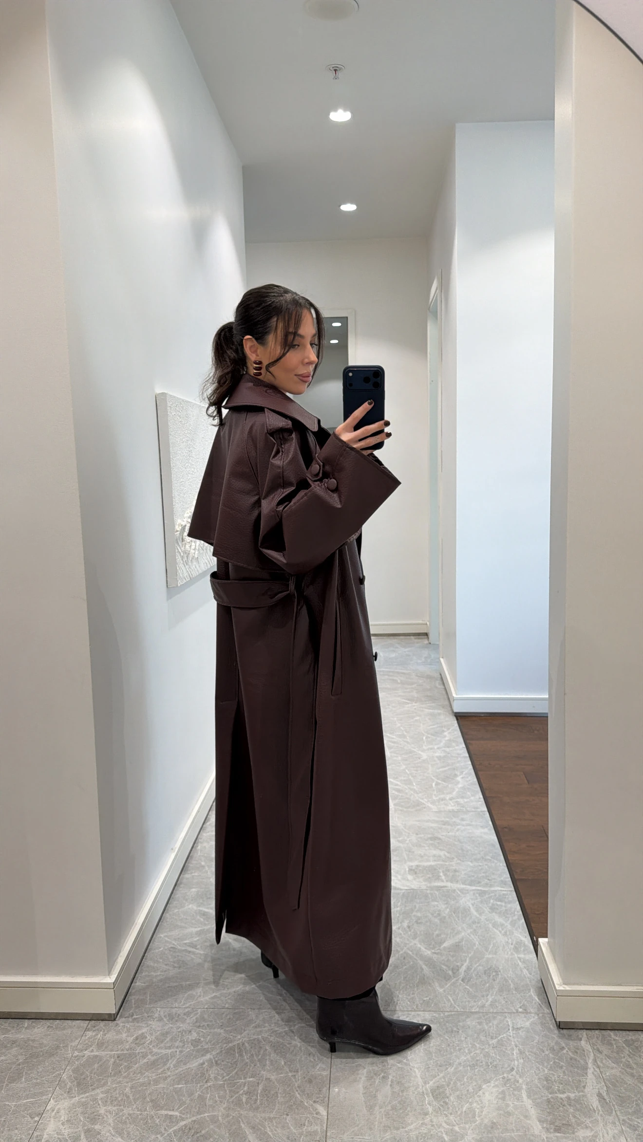 KROKODİL DOKULU VATKALI TRENÇKOT