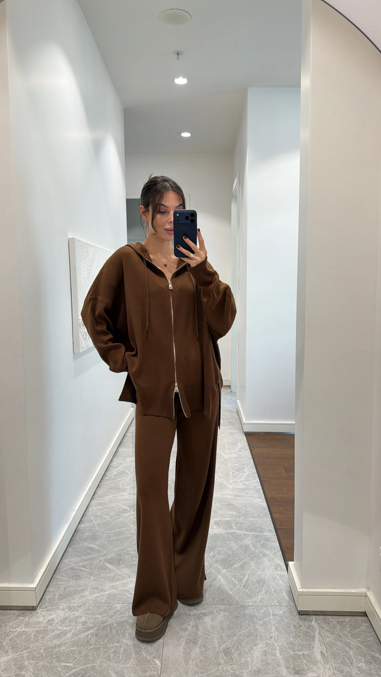 ÇİFT FERMUARLI TRİKO PANTOLON TAKIM