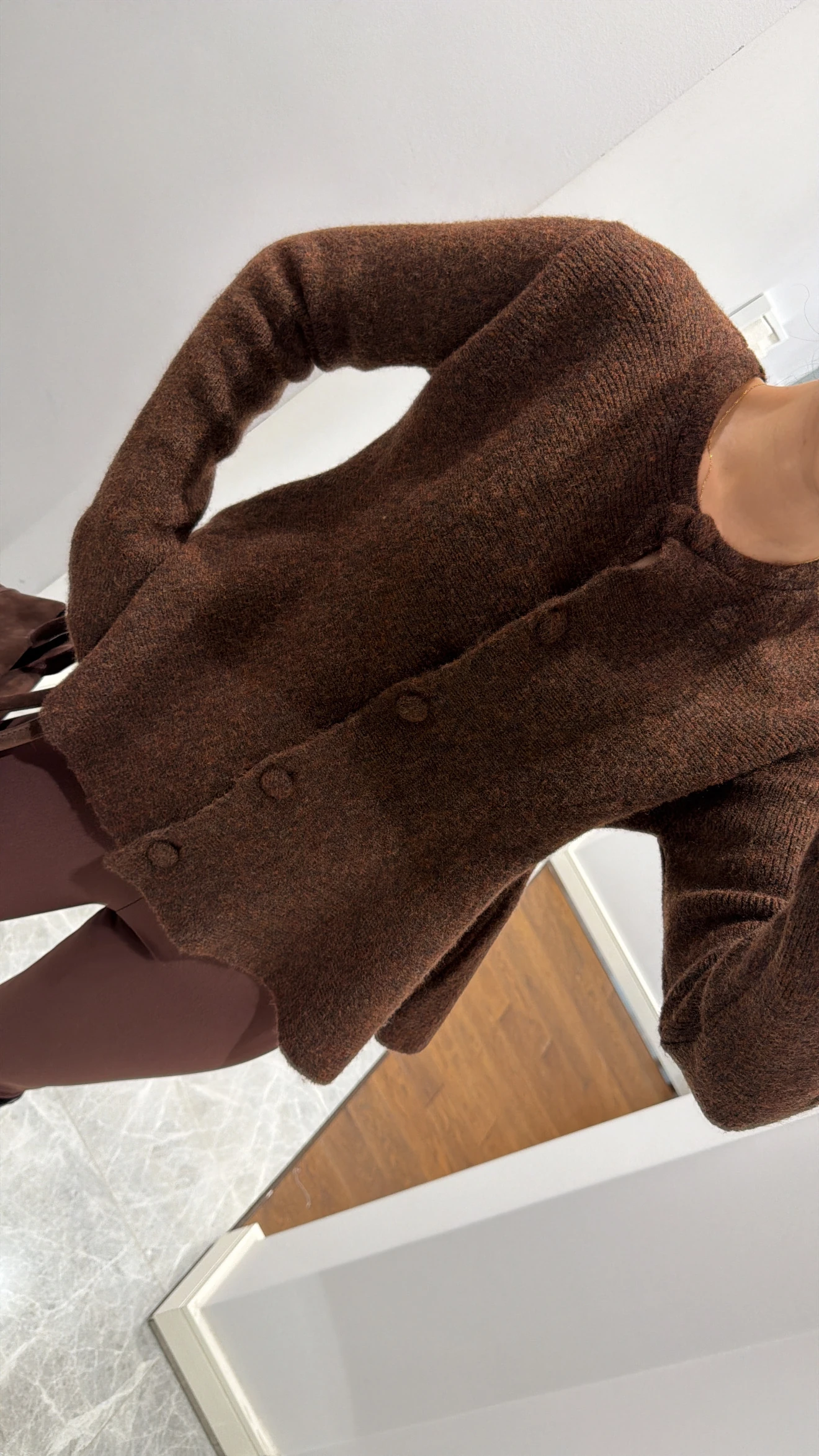 PEPLUM SOFT TEXTURED KNITWEAR CARDIGAN