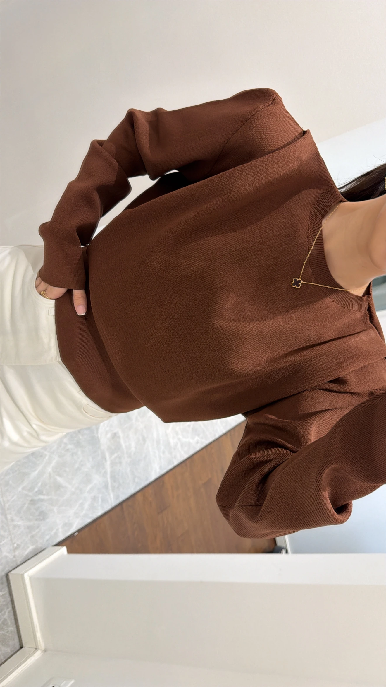 OMUZU VATKALI TRİKO KAZAK