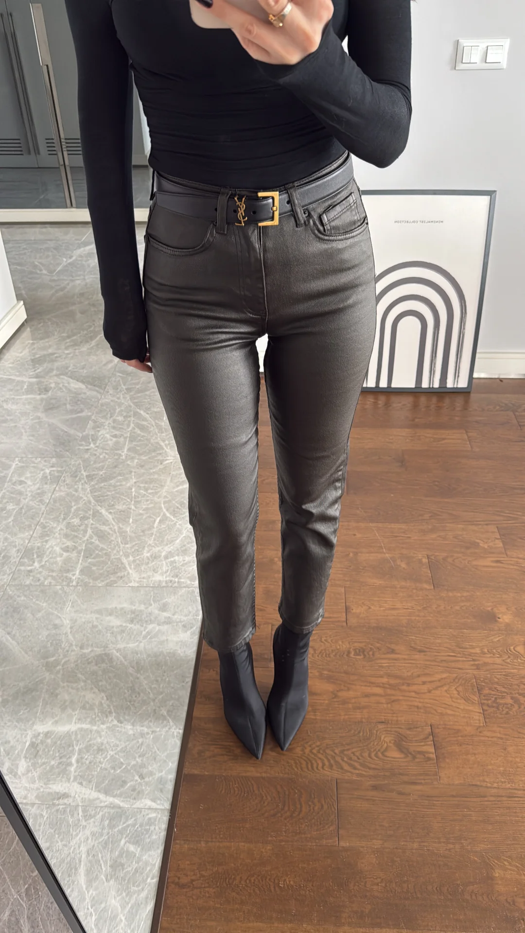 MUMLU FIT MOM JEAN - ACI KAHVE