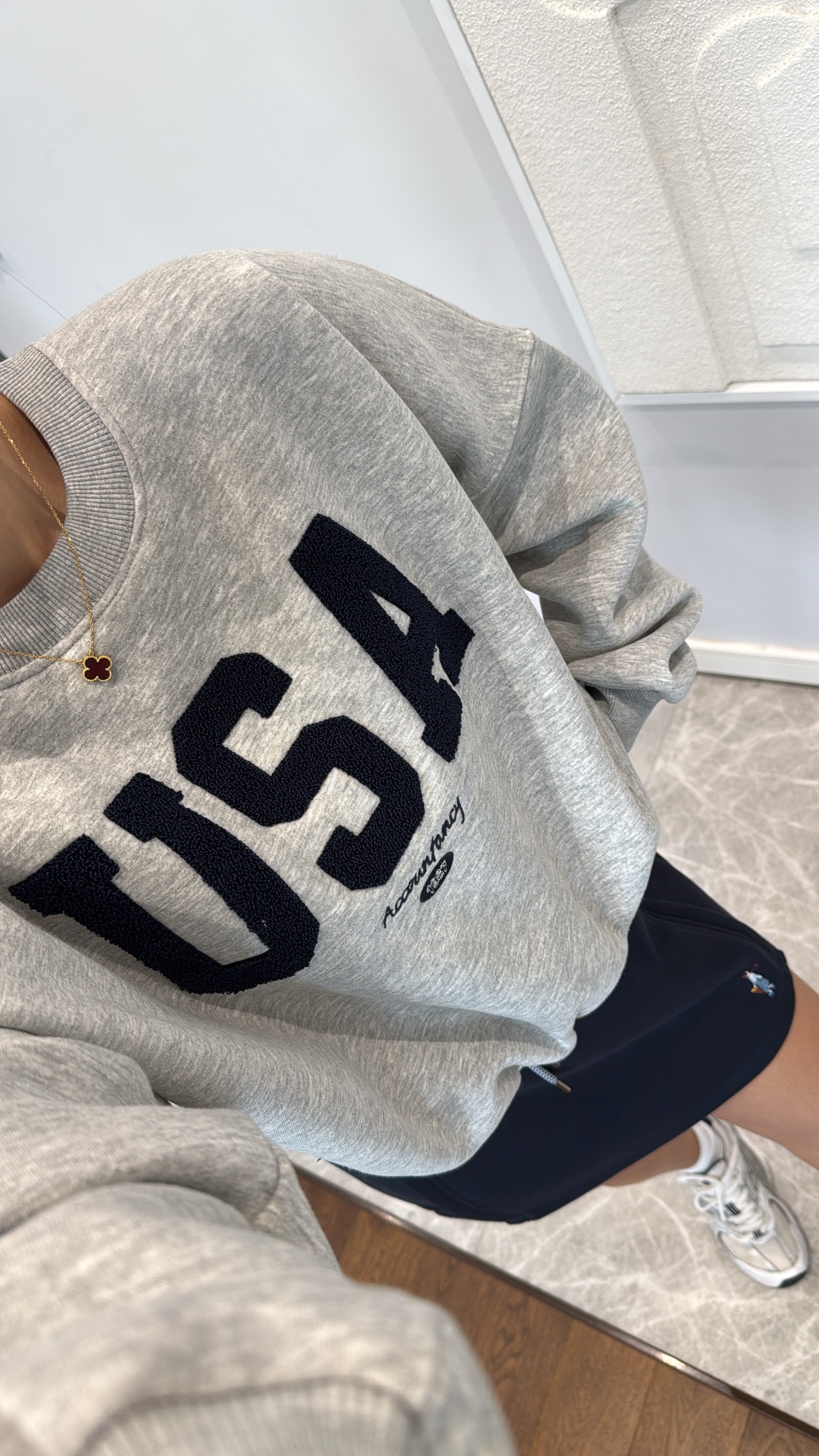 OVERSİZE BASKILI SWEATSHİRT