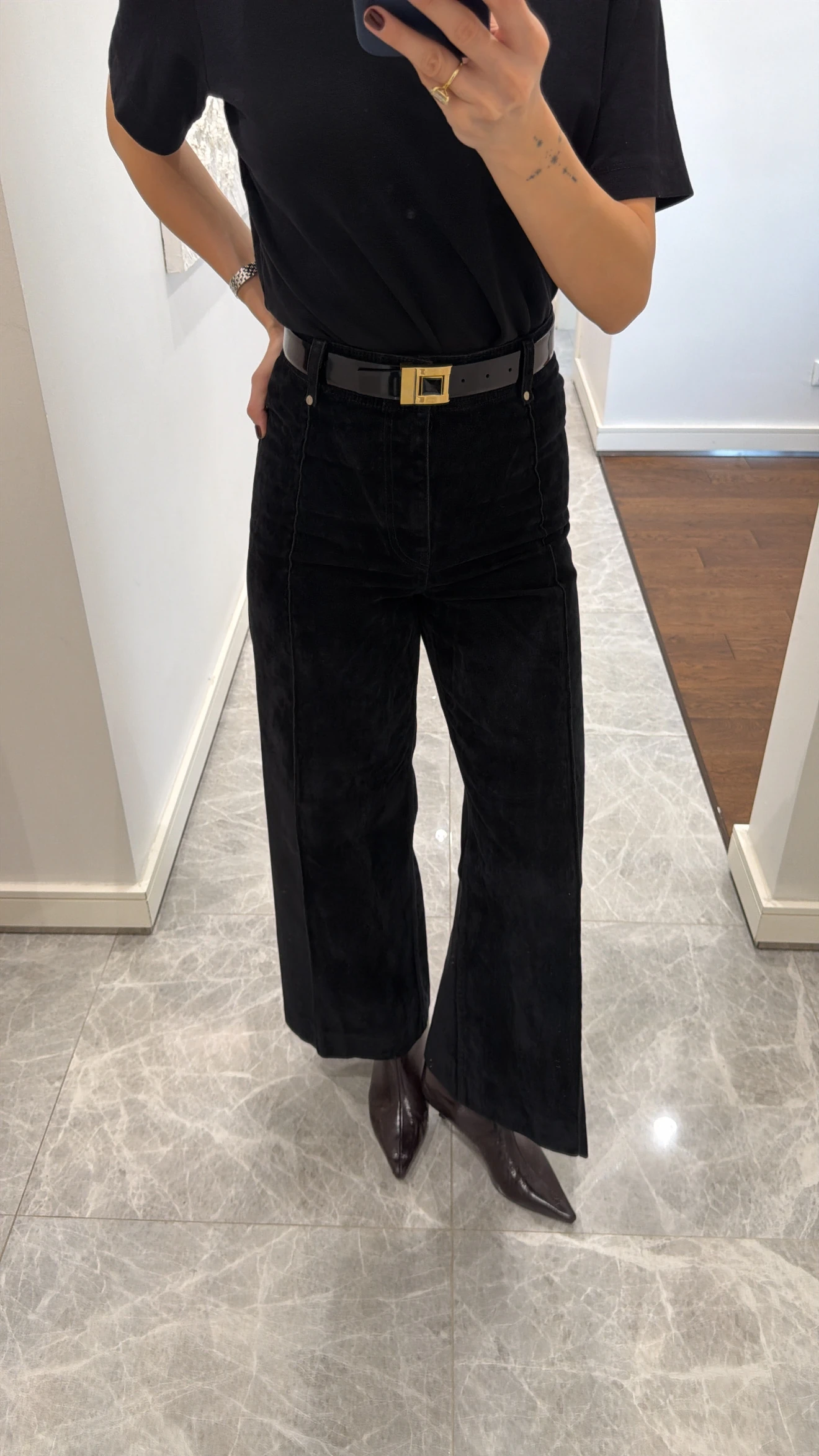 KADİFE NERVÜR DETAYLI PANTOLON