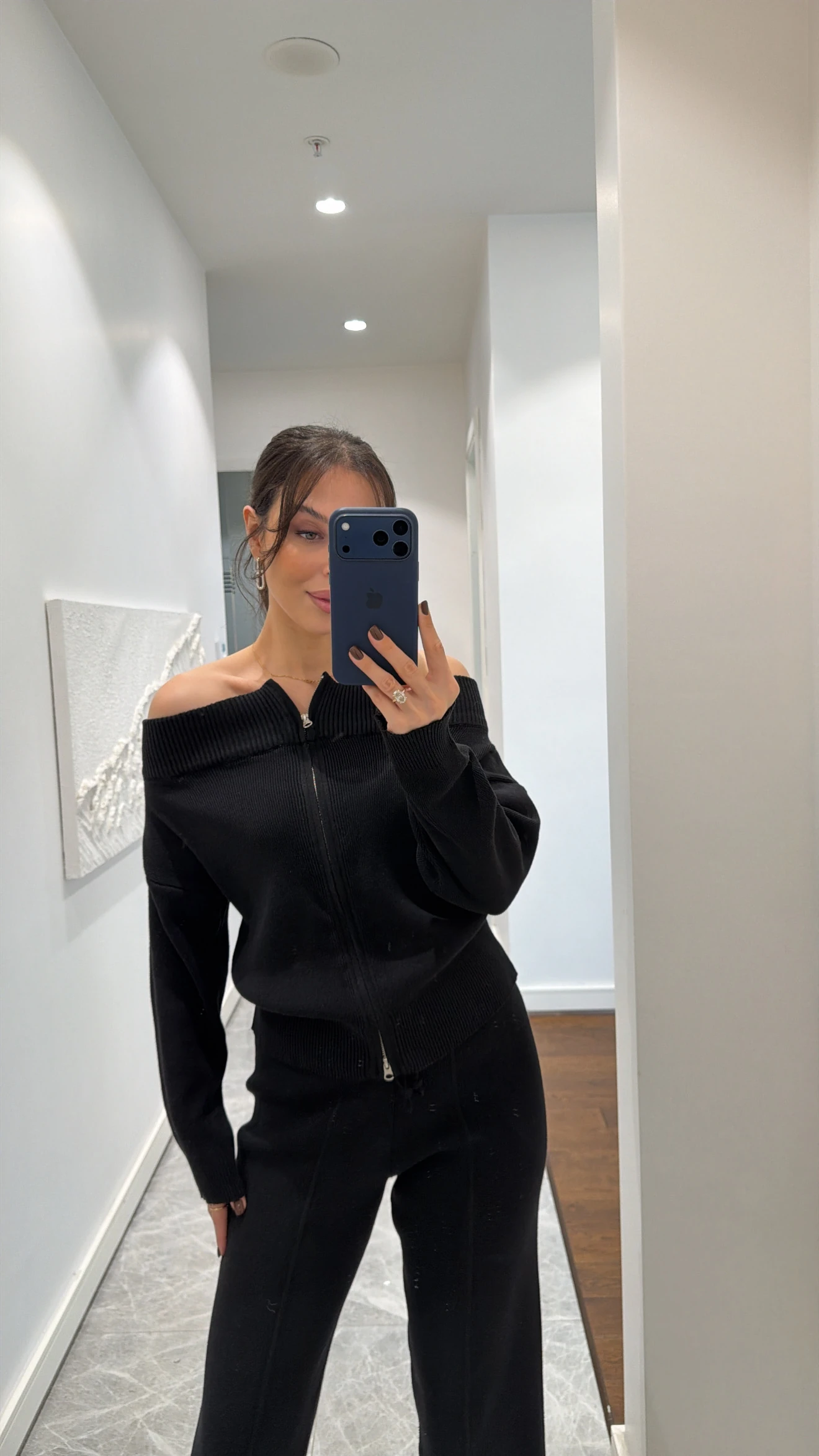 MADONNA YAKA ÇİFT FERMUARLI TRİKO TAKIM 