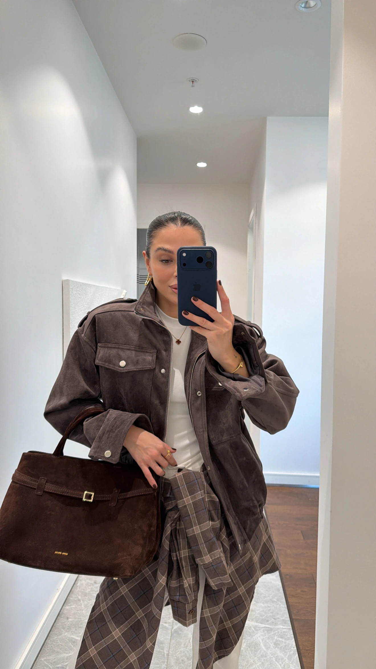 SÜET APOLETLİ BOMBER CEKET