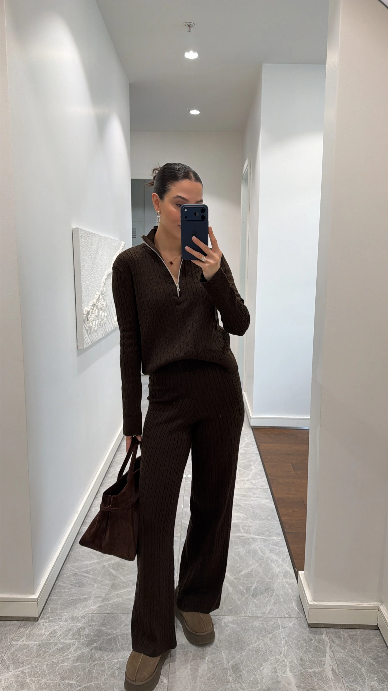 ÖRGÜ DESEN TRİKO TAKIM 