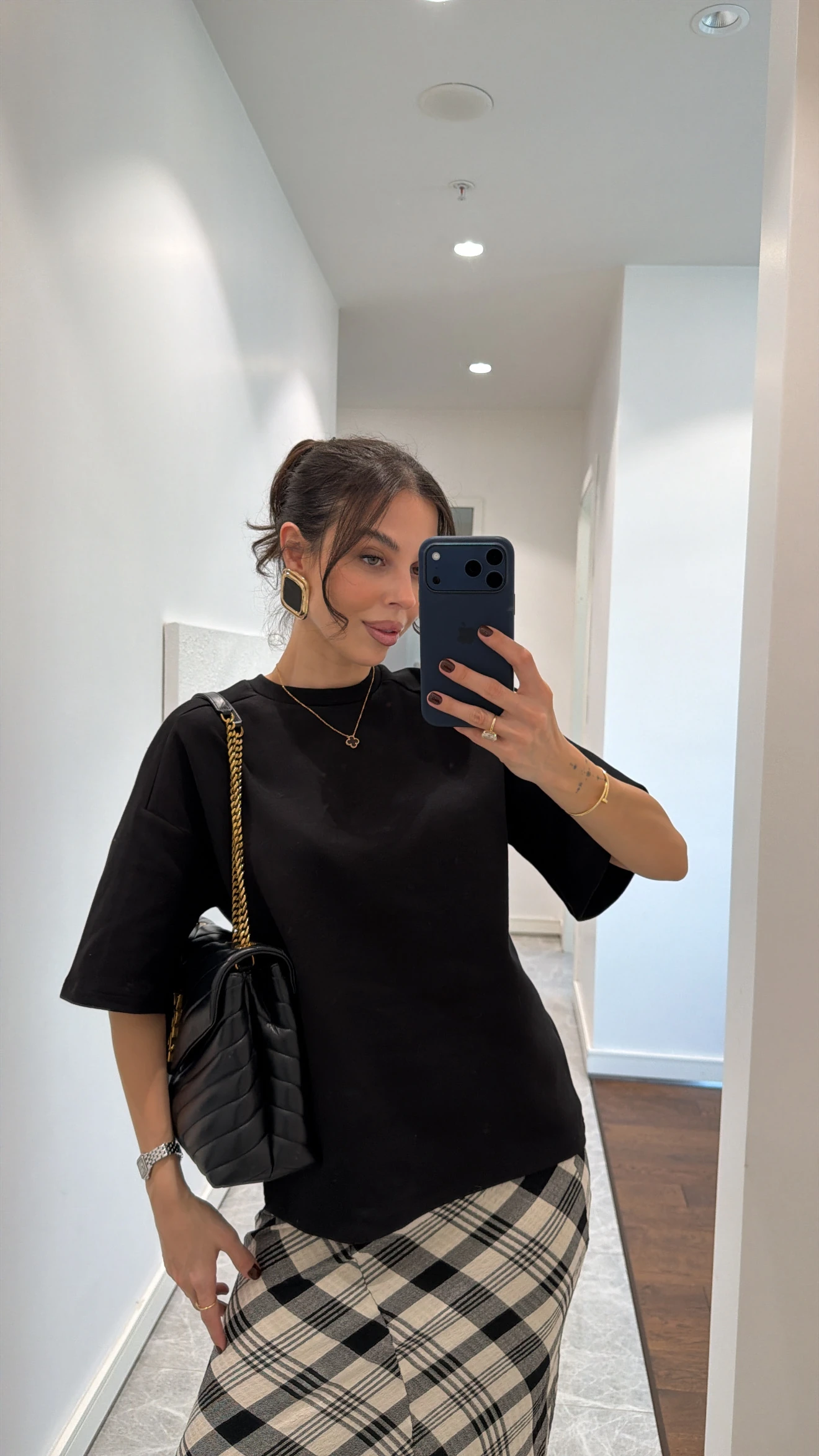 OVERSIZED SIMPLE T-SHIRT - BLACK