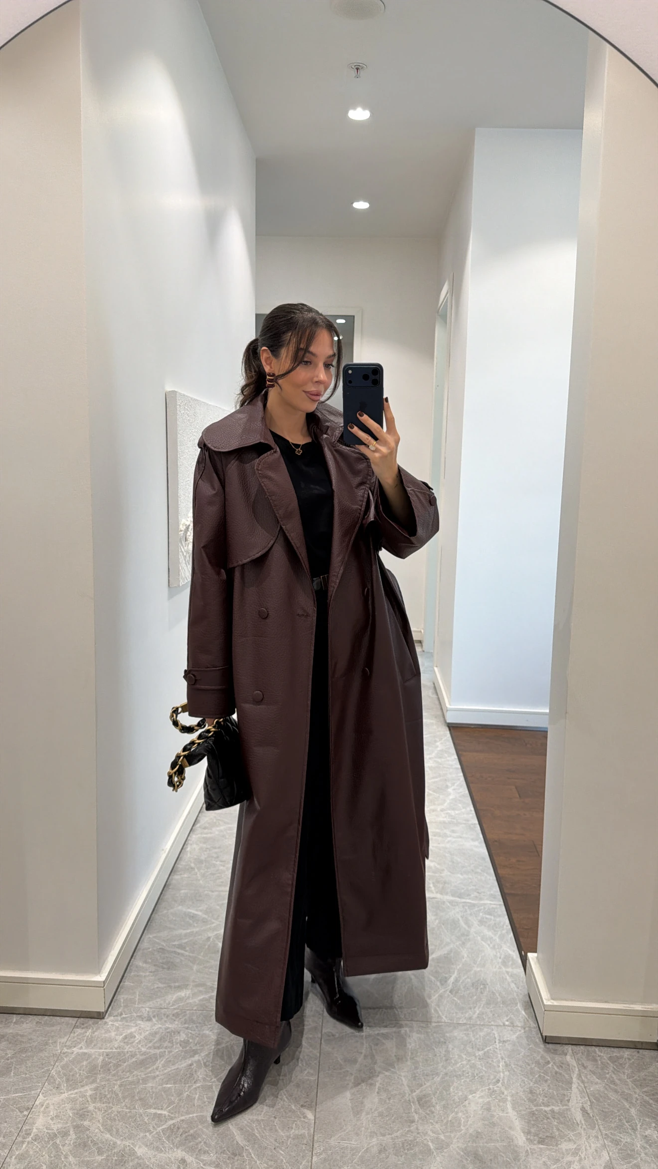 KROKODİL DOKULU VATKALI TRENÇKOT