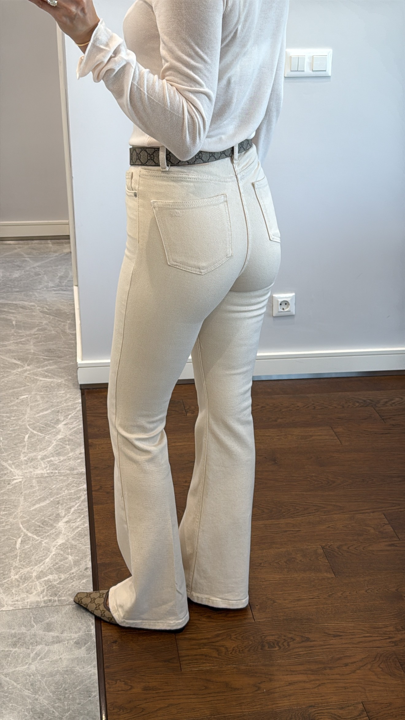 EKRU İSPANYOL PAÇA JEAN