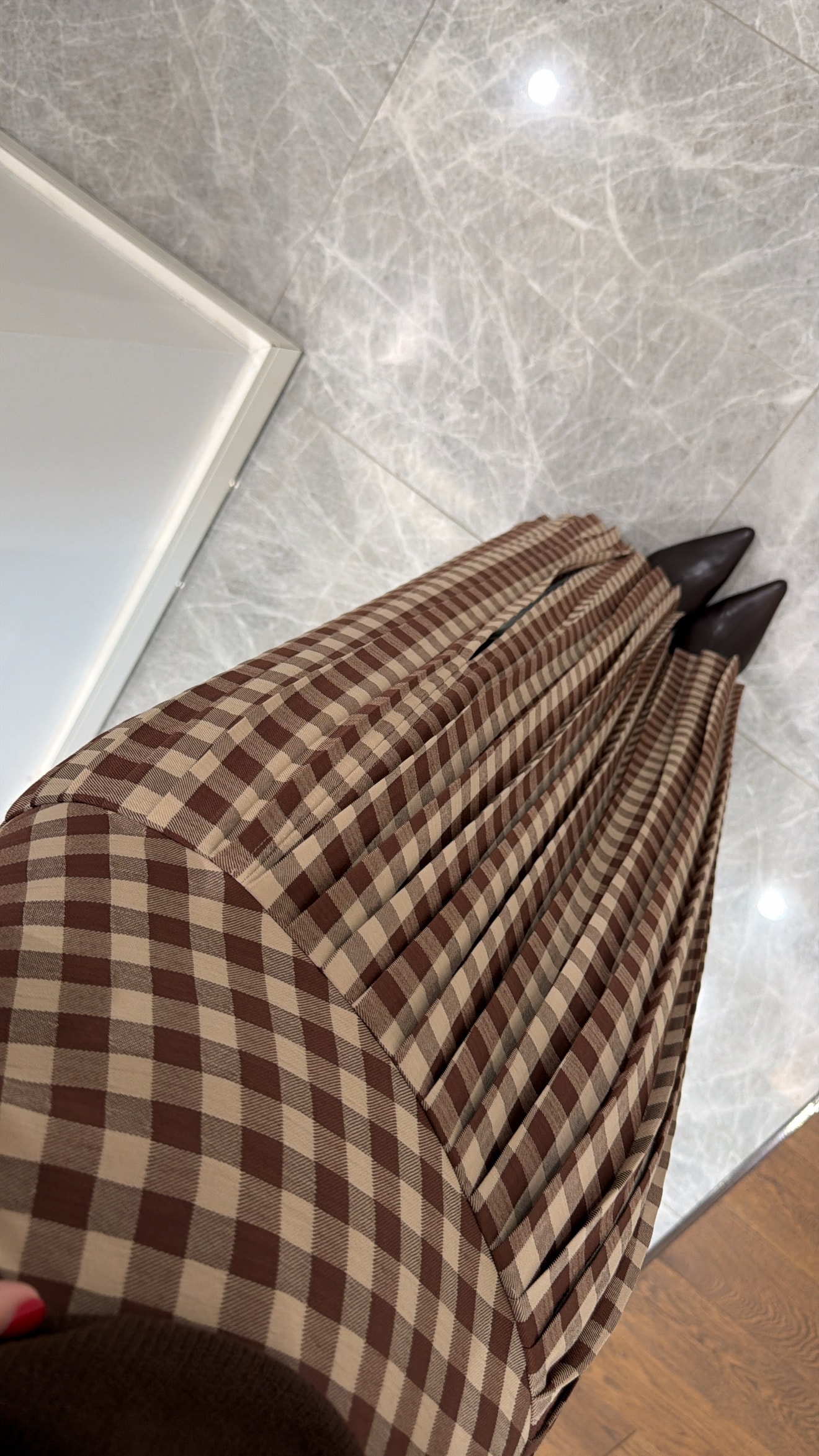 EKOSE DESEN KAHVE ETEK