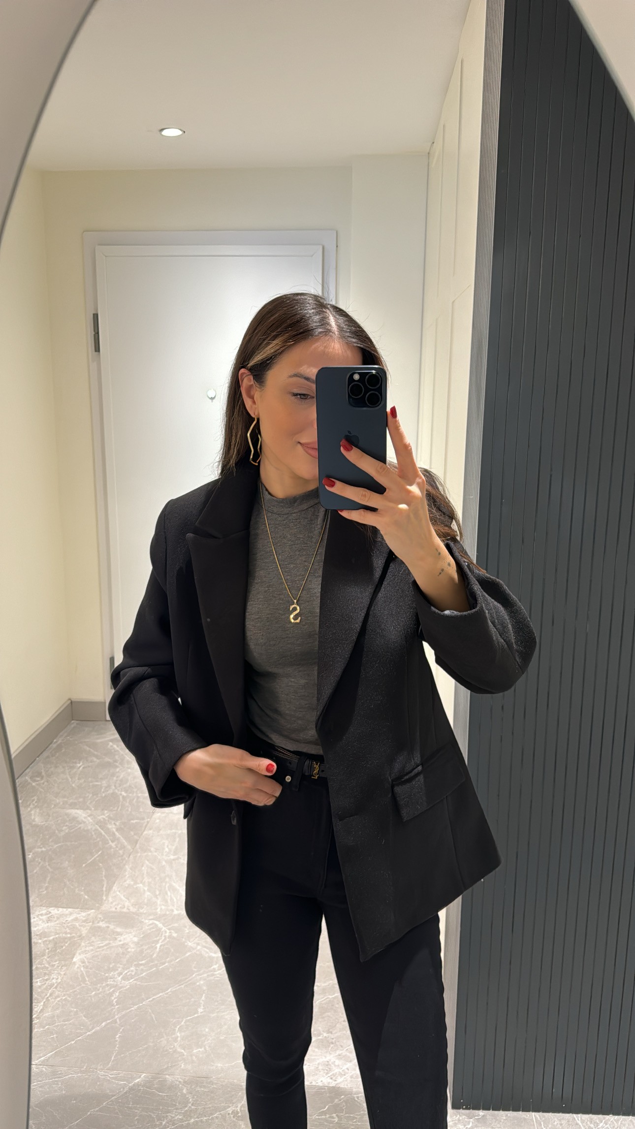 siyah  premium blazer ceket