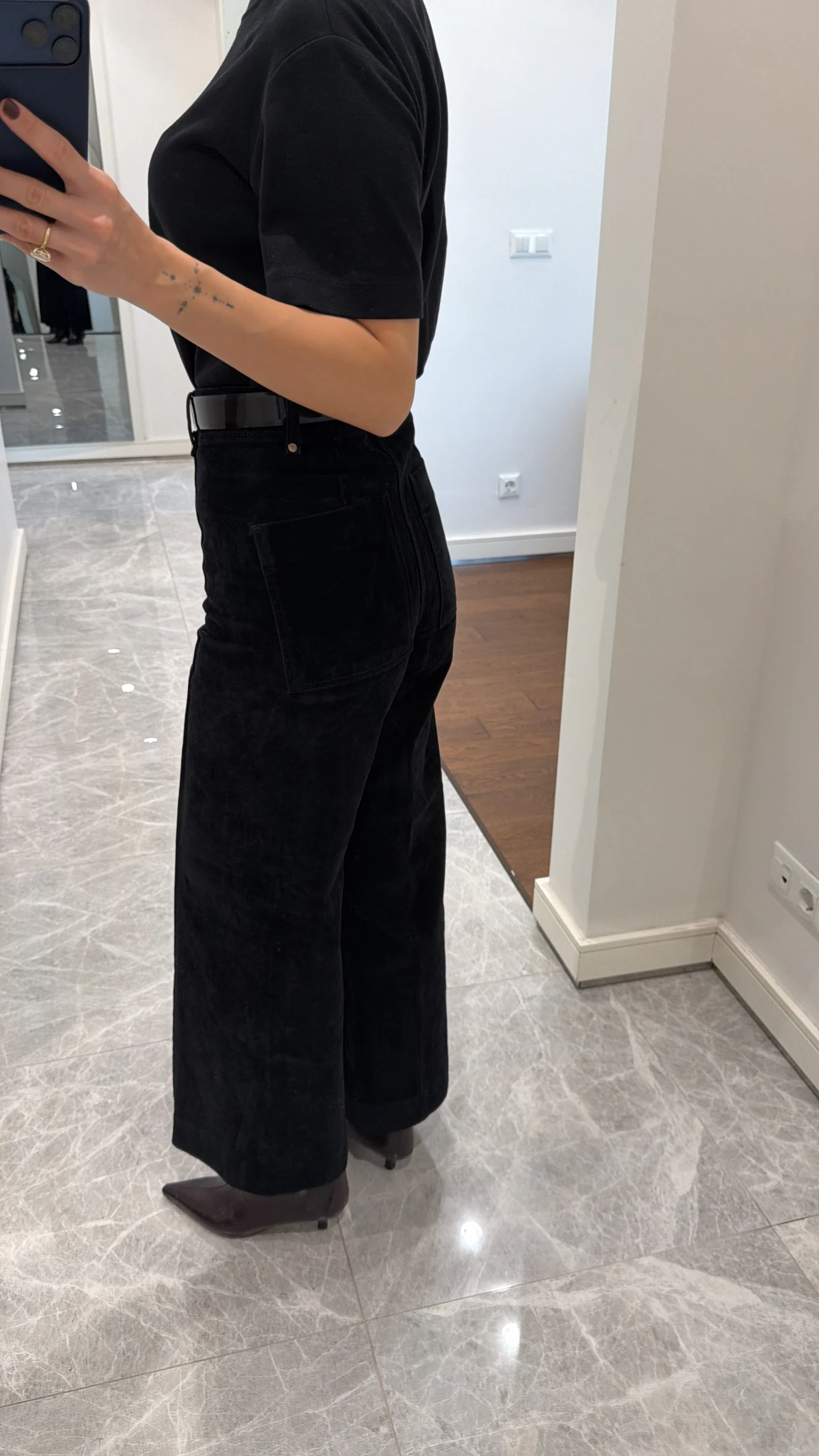 KADİFE NERVÜR DETAYLI PANTOLON