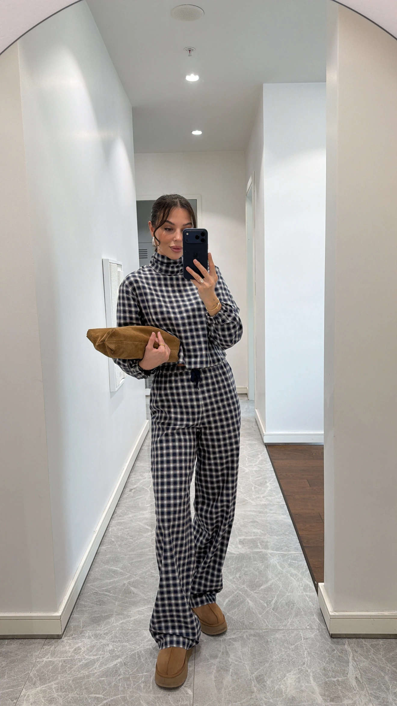 EKOSE DESEN BALIKÇI YAKA TAKIM