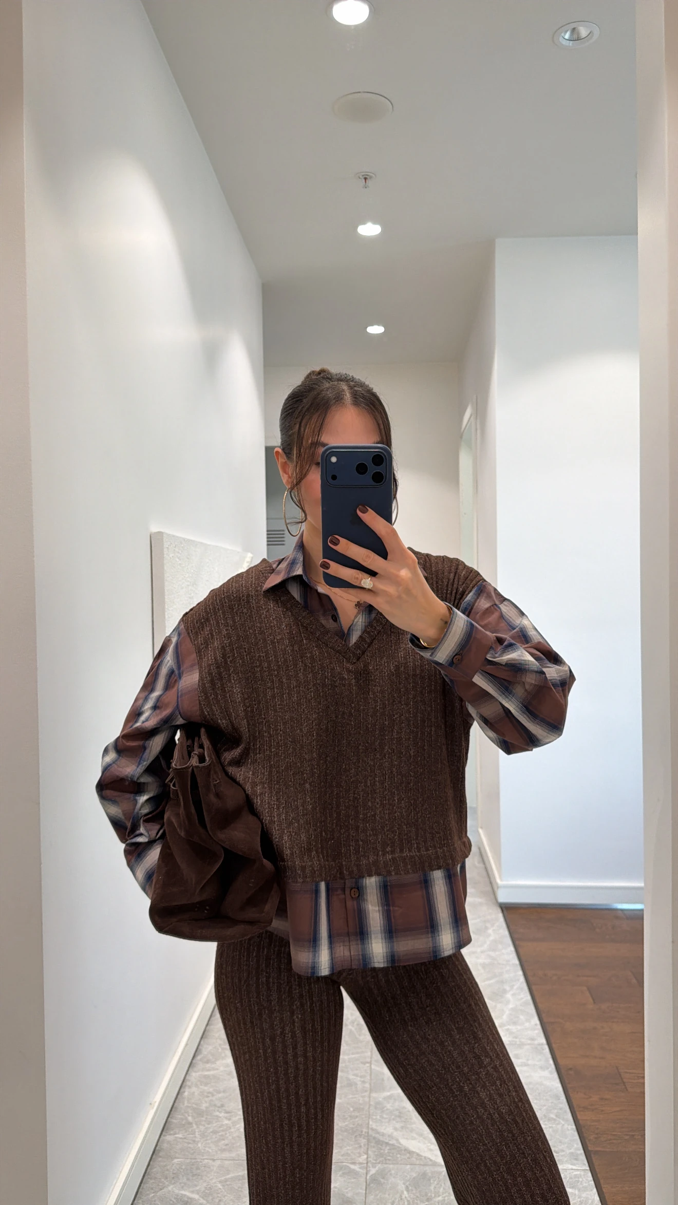 GÖMLEK DETAYLI TRİKO PANTOLON TAKIM 