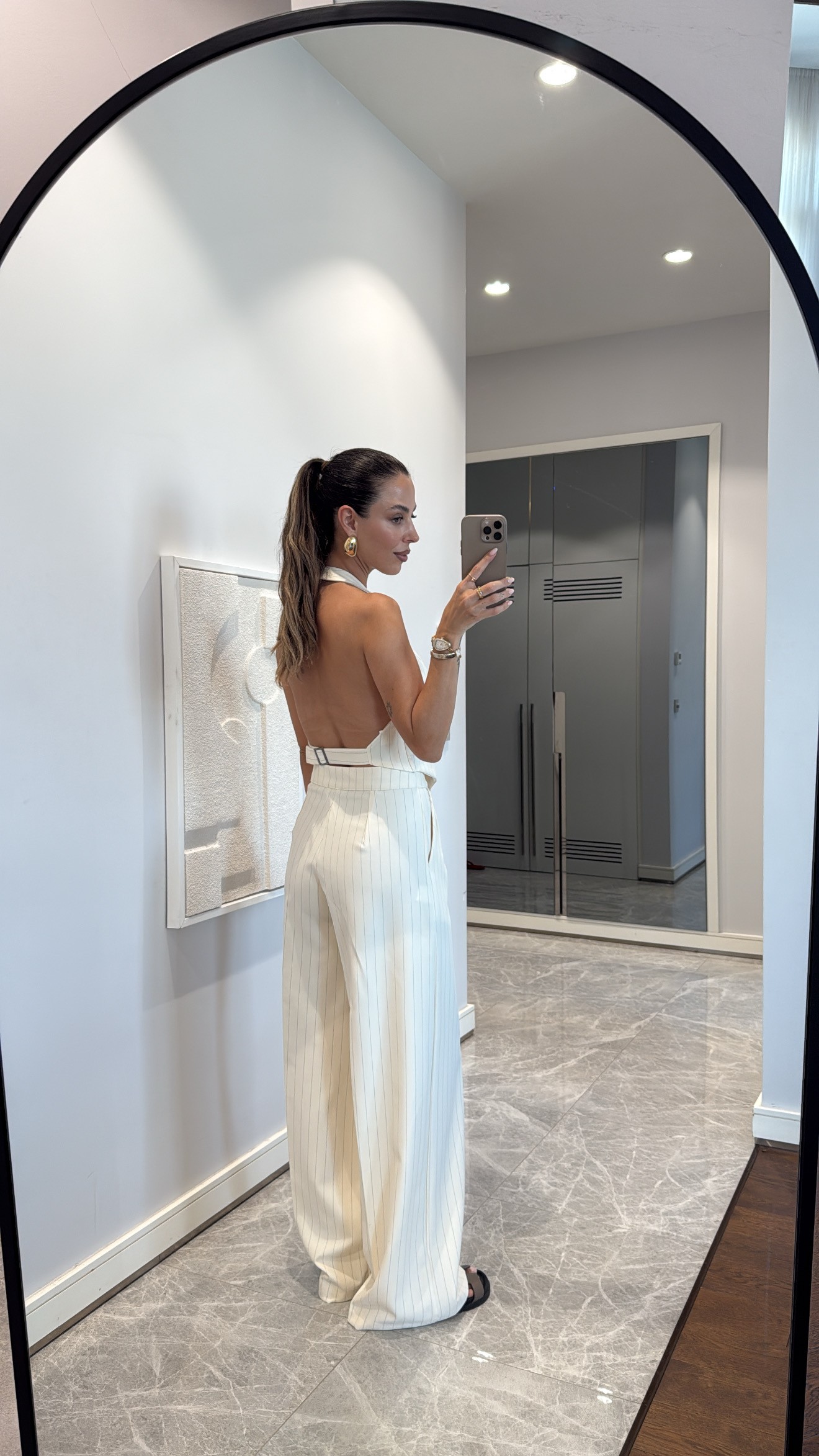 MODERN FİT ÇİZGİLİ PANTOLON YELEK TAKIM