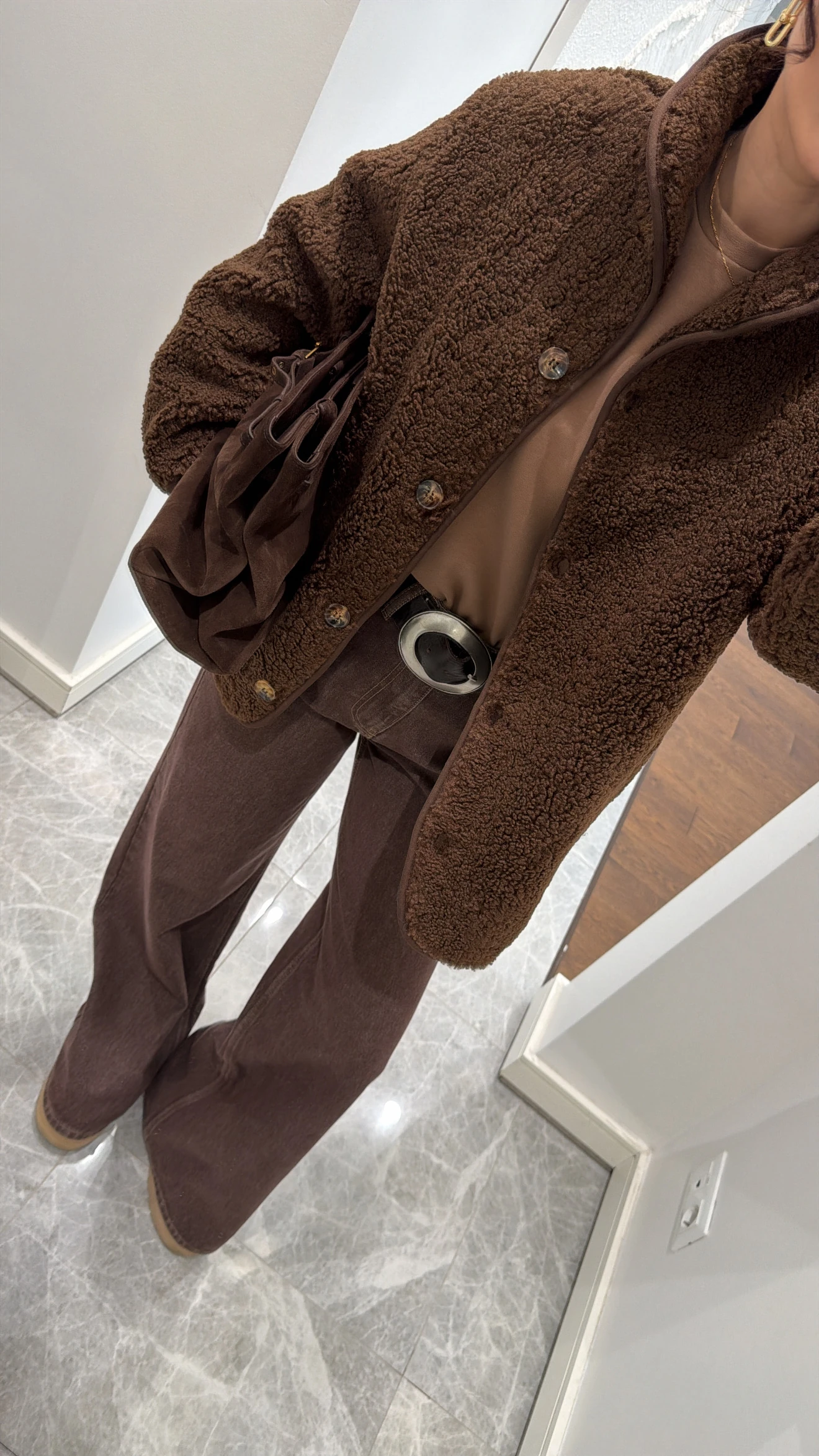 OVERSİZE TEDDY PELUŞ CEKET 