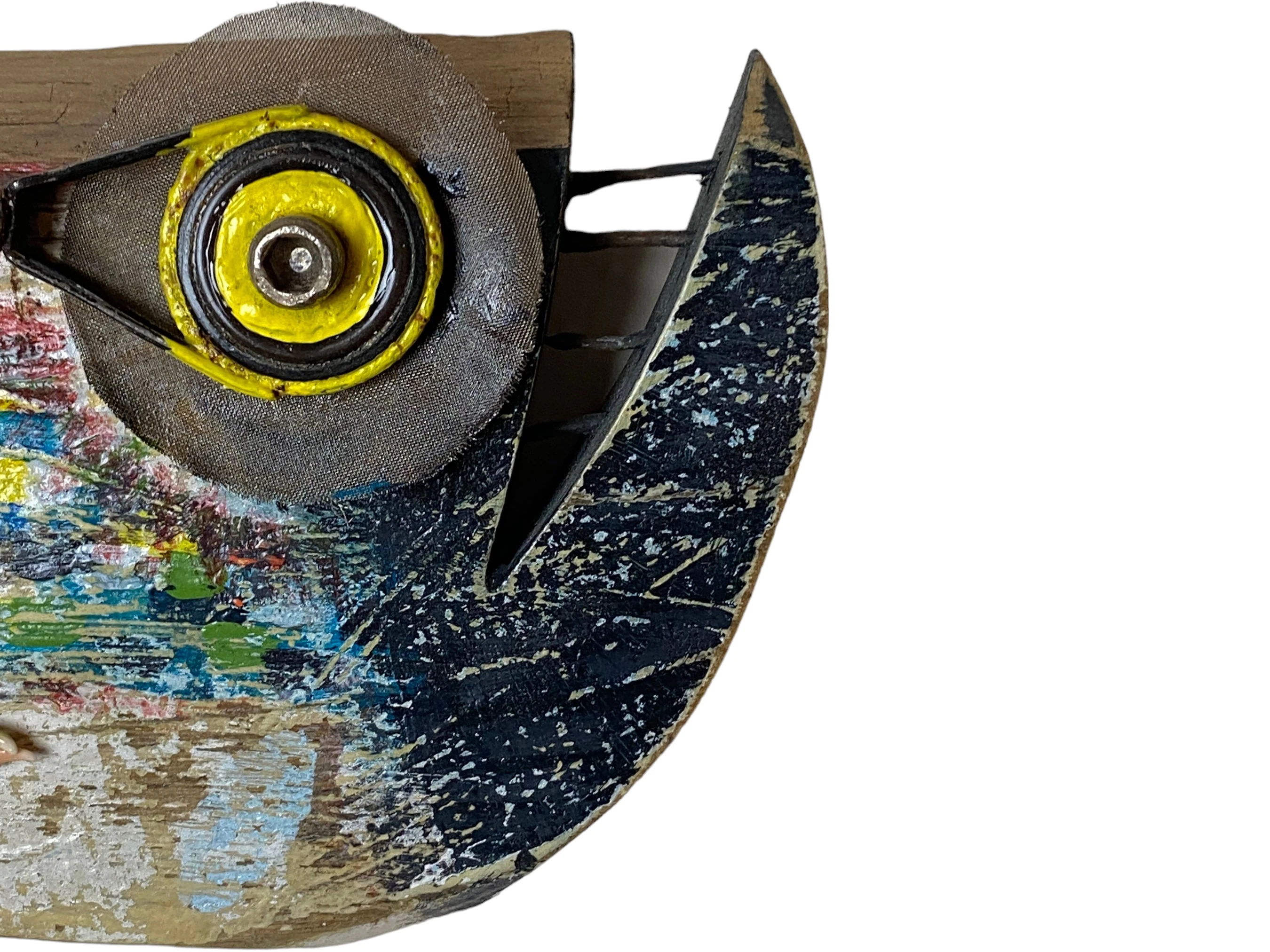 Driftwood Series Yellow Fish