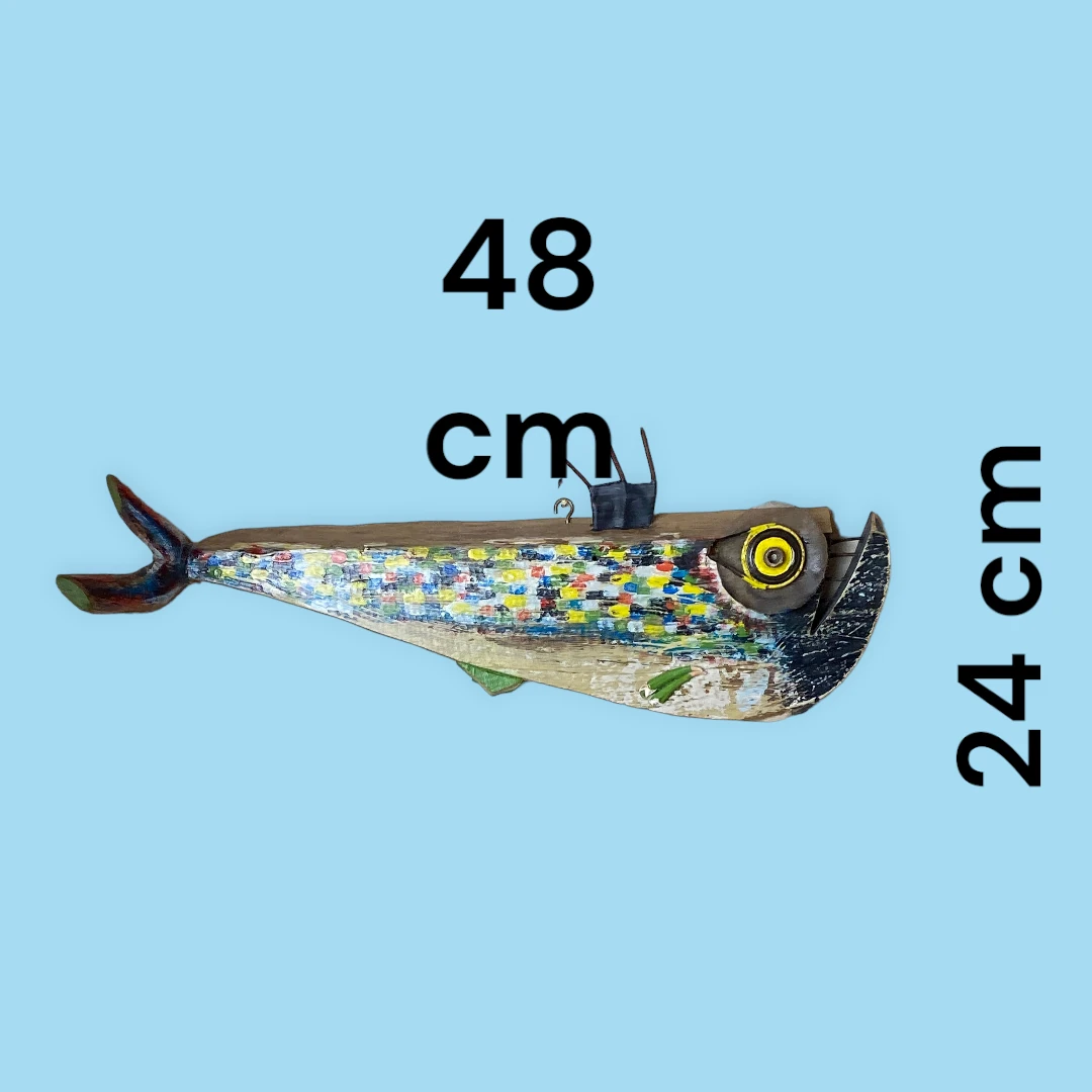 Driftwood Series Yellow Fish