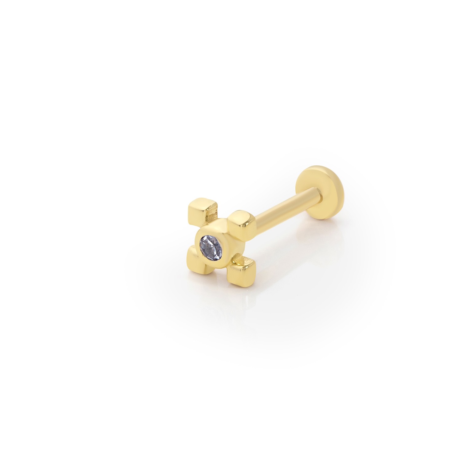 Swarovski Kareli Çerçeve Nokta Tragus