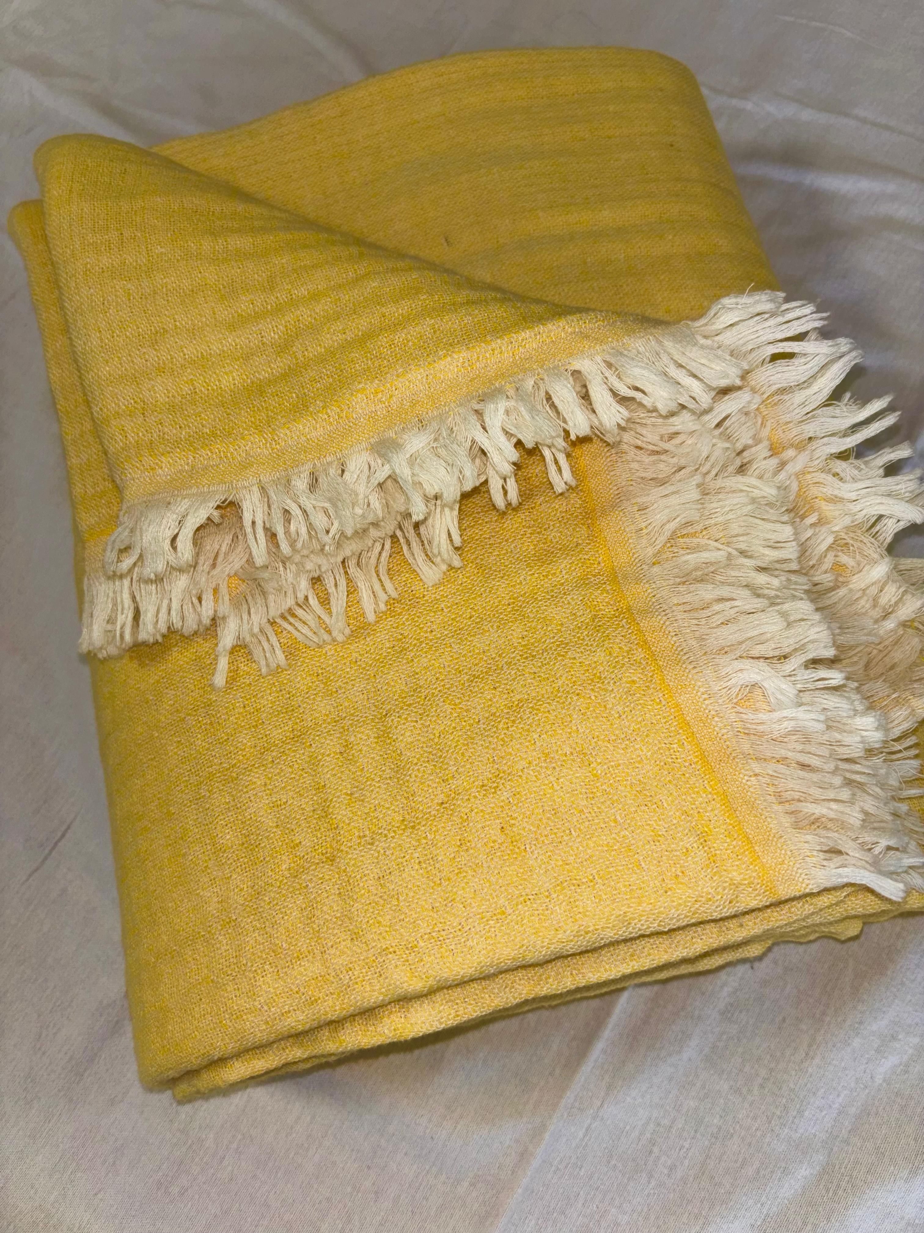 Explore Home , Allegra, Çift Kişilik, Pamuklu, Müslin, Yatak Örtüsü - Sarı