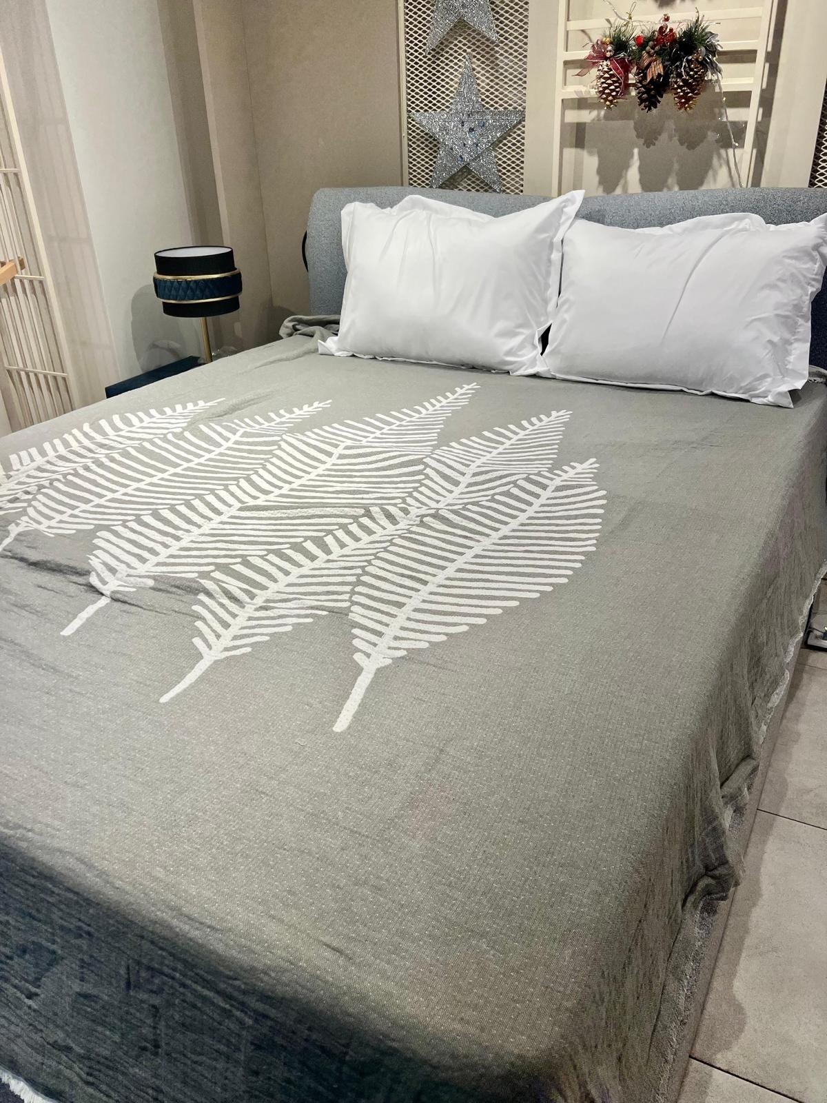 Explore Home , Sasa, Çift Kişilik, Pamuklu, Müslin, Yatak Örtüsü - Çağla Yeşili